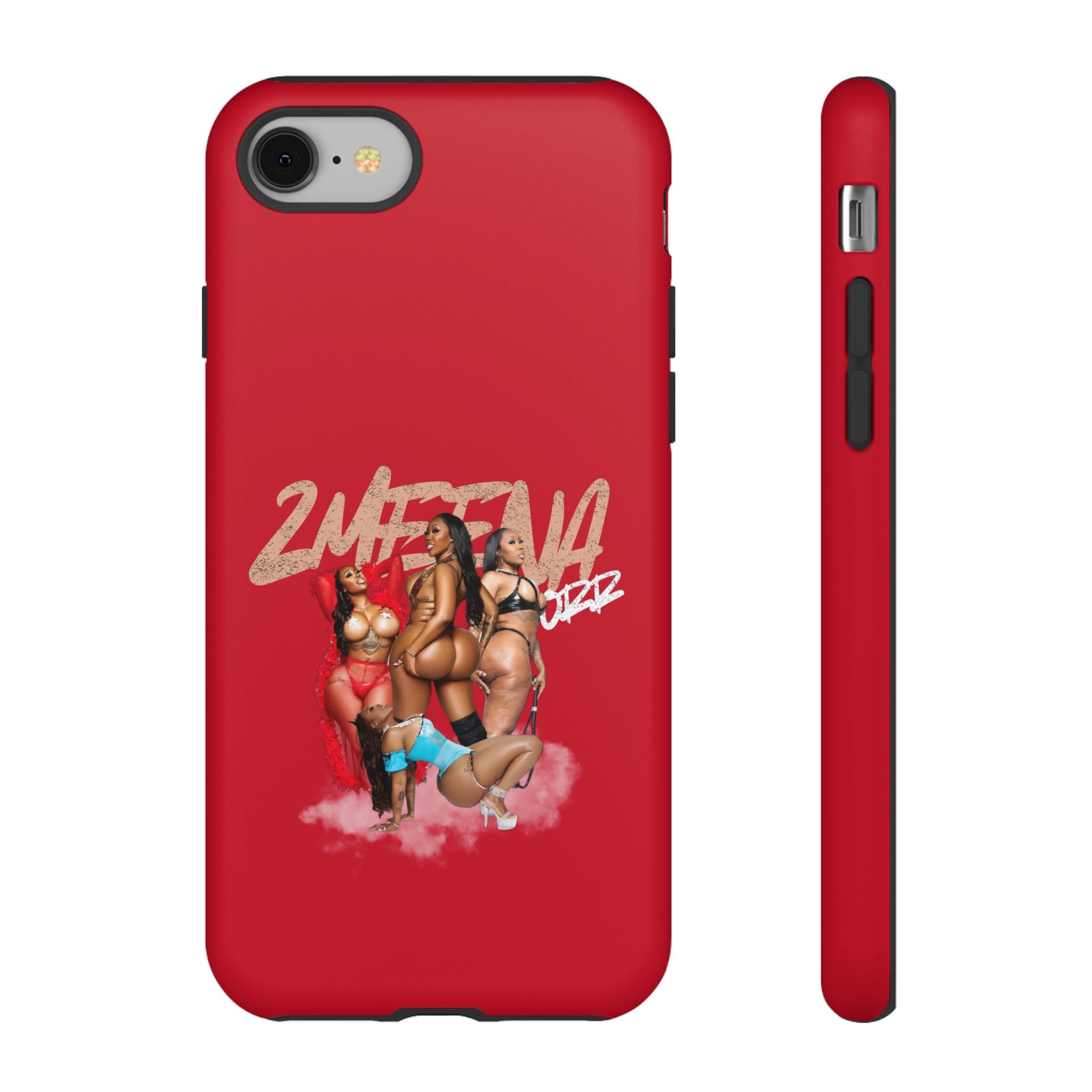 Phone Case - '2MEEZNA' Pin-Up Trio Graphic Slim Protective Cover