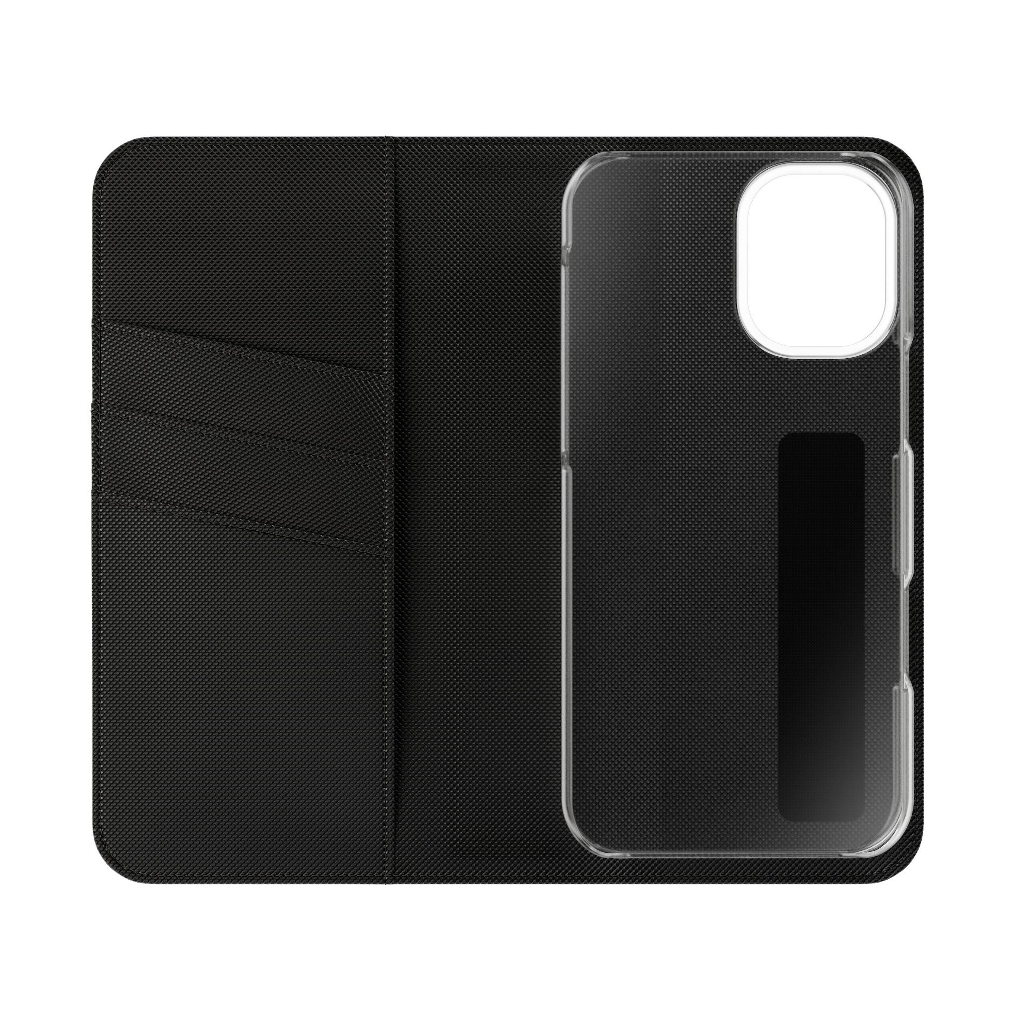 Black Personalized Flip Phone Case – "Super Wet" Graphic & Name (Tamena)