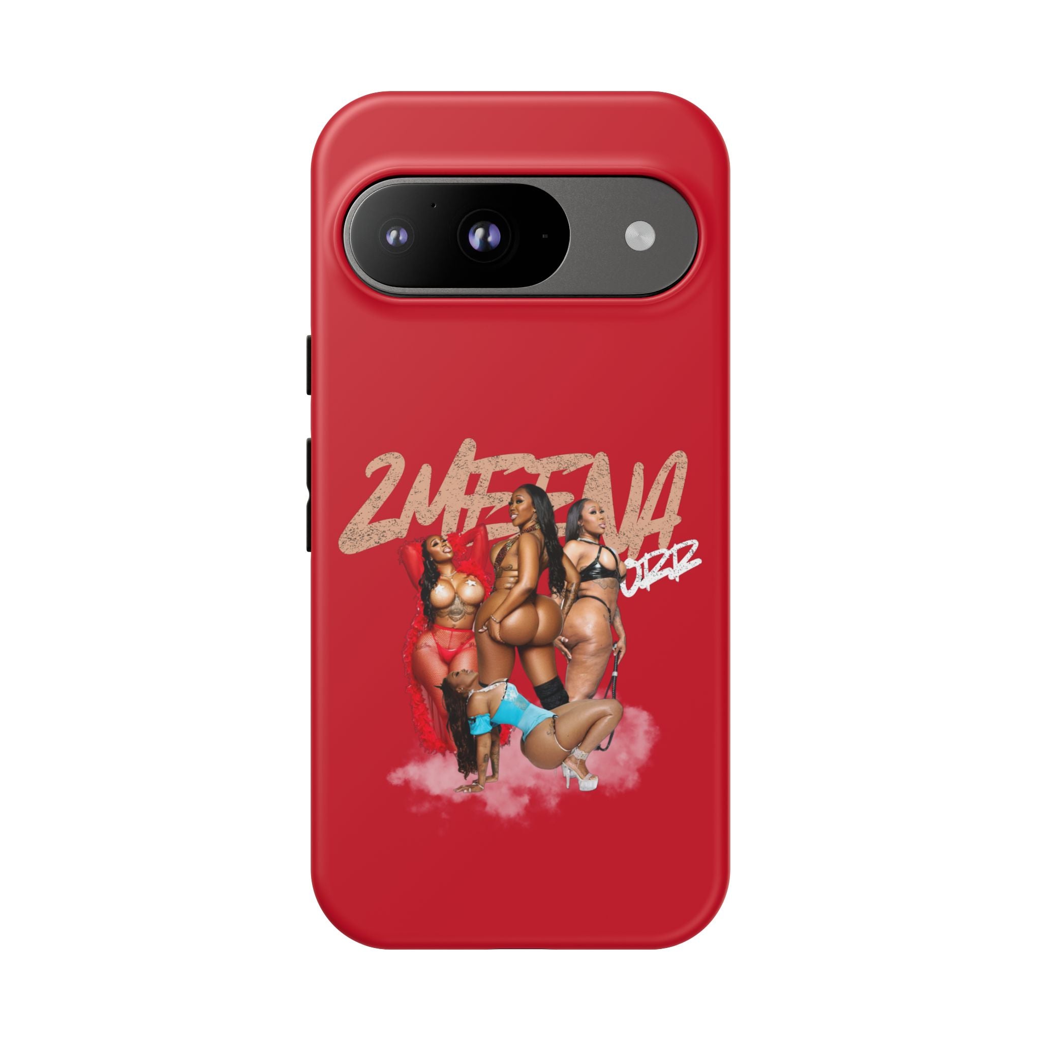 Phone Case - '2MEEZNA' Pin-Up Trio Graphic Slim Protective Cover