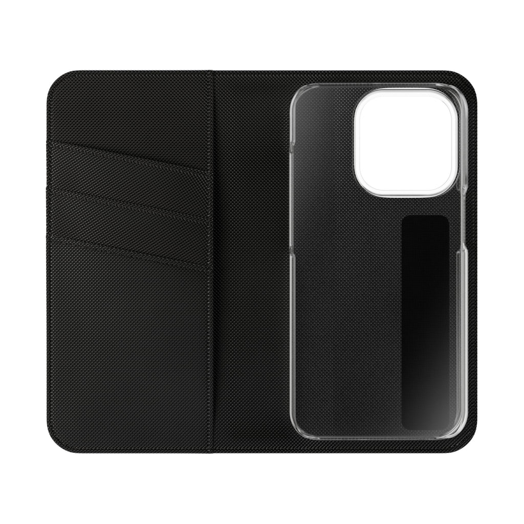Black Personalized Flip Phone Case – "Super Wet" Graphic & Name (Tamena)
