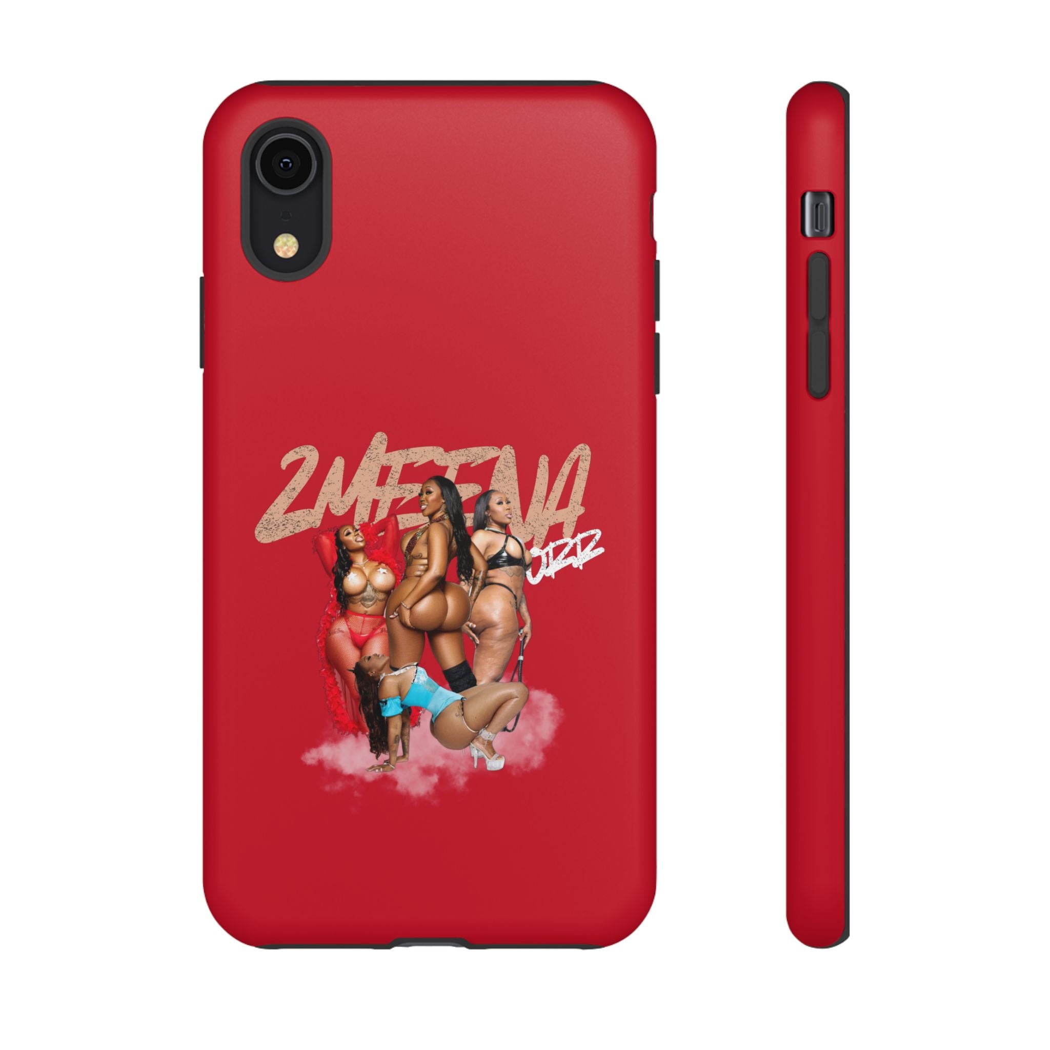 Phone Case - '2MEEZNA' Pin-Up Trio Graphic Slim Protective Cover