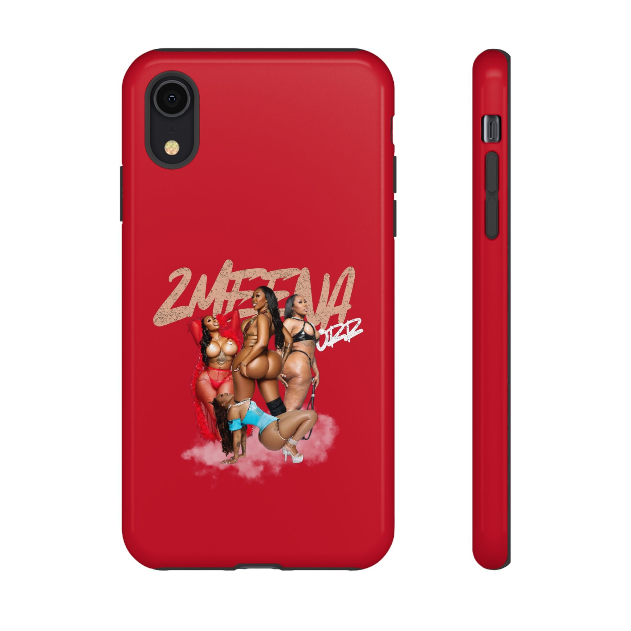 Phone Case - '2MEEZNA' Pin-Up Trio Graphic Slim Protective Cover