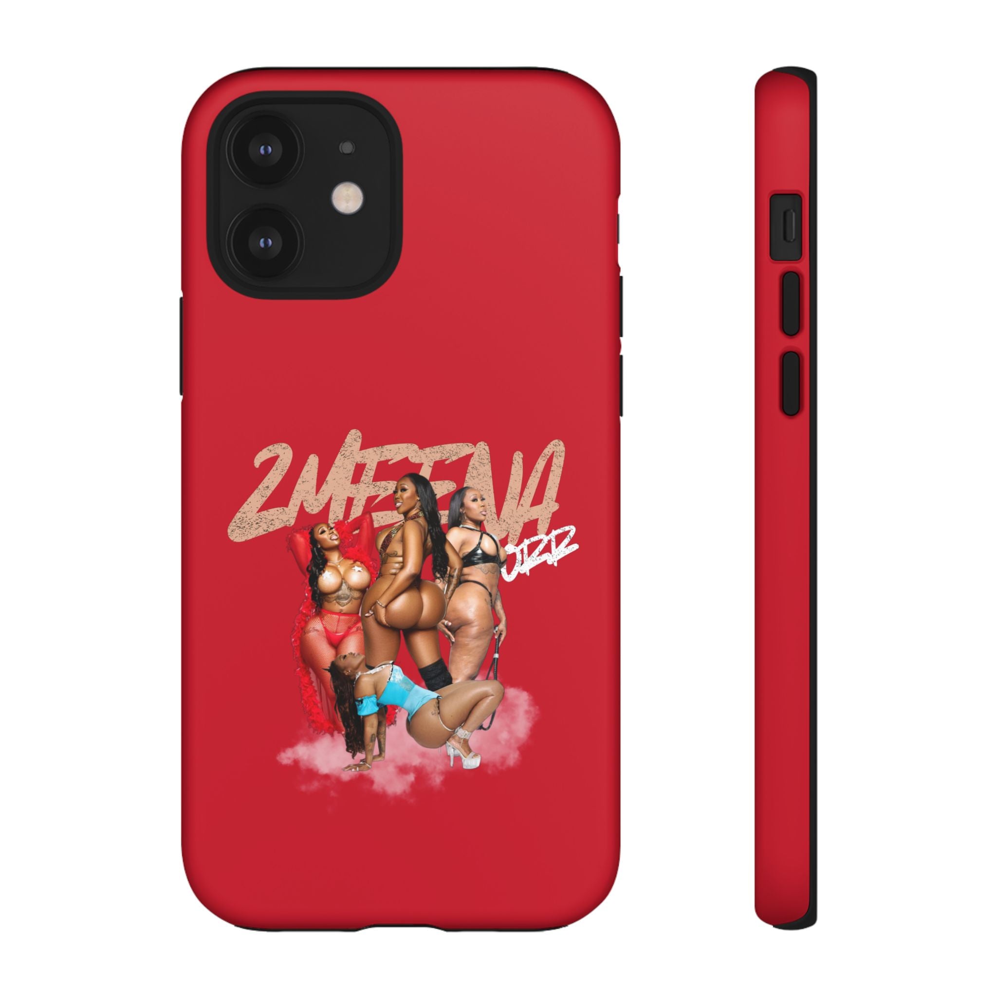 Phone Case - '2MEEZNA' Pin-Up Trio Graphic Slim Protective Cover