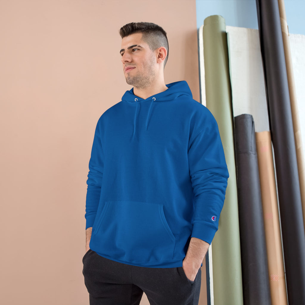 Champion Hoodie with '2WEEVA' Pinup Graphic - Streetwear Women's Back Print