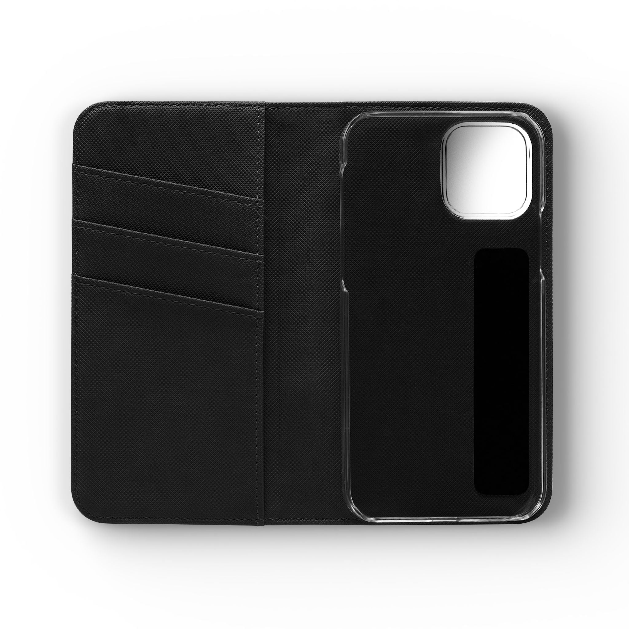 Black Personalized Flip Phone Case – "Super Wet" Graphic & Name (Tamena)