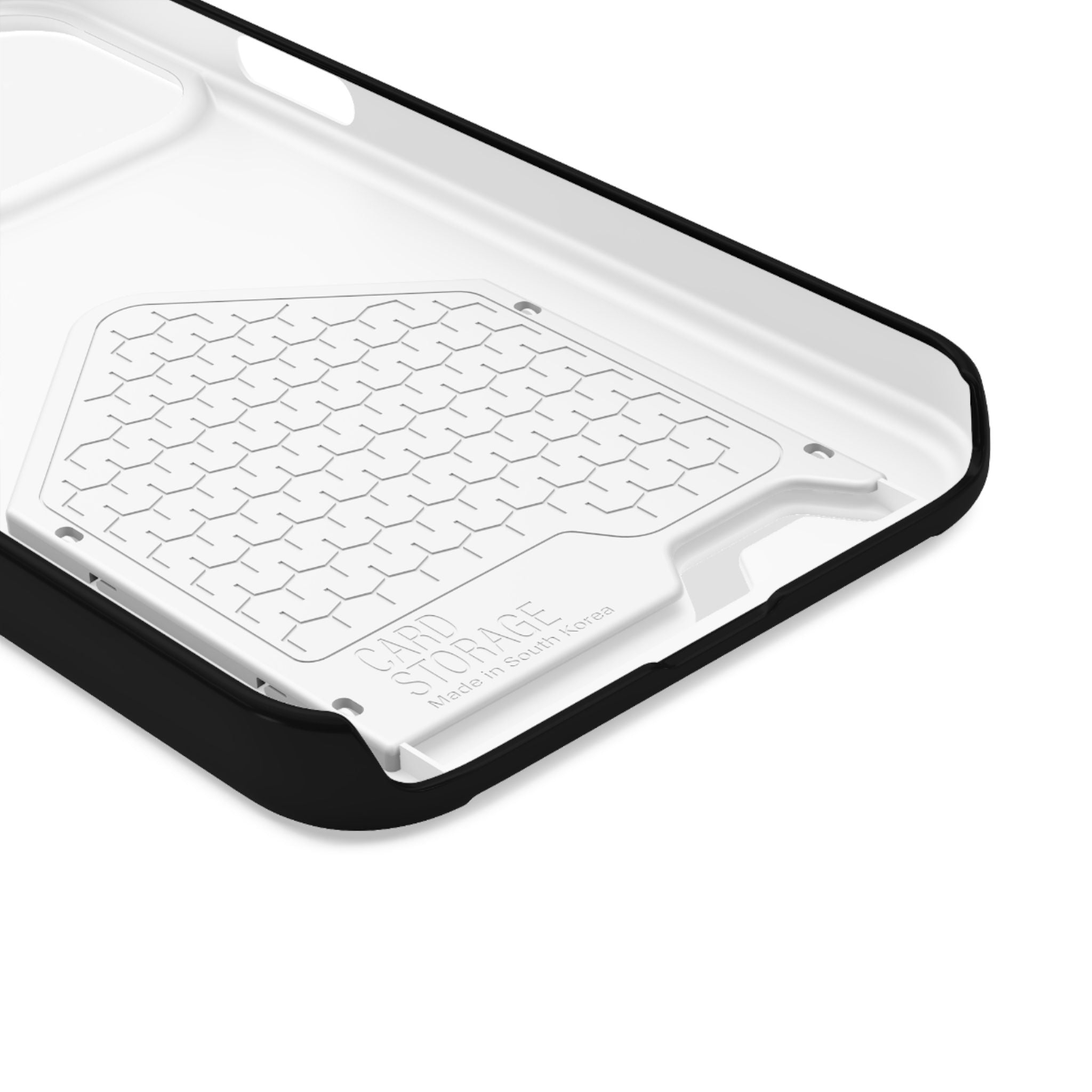 Phone Case with Card Holder — 'Super Wet' Pinup Crew Graphic