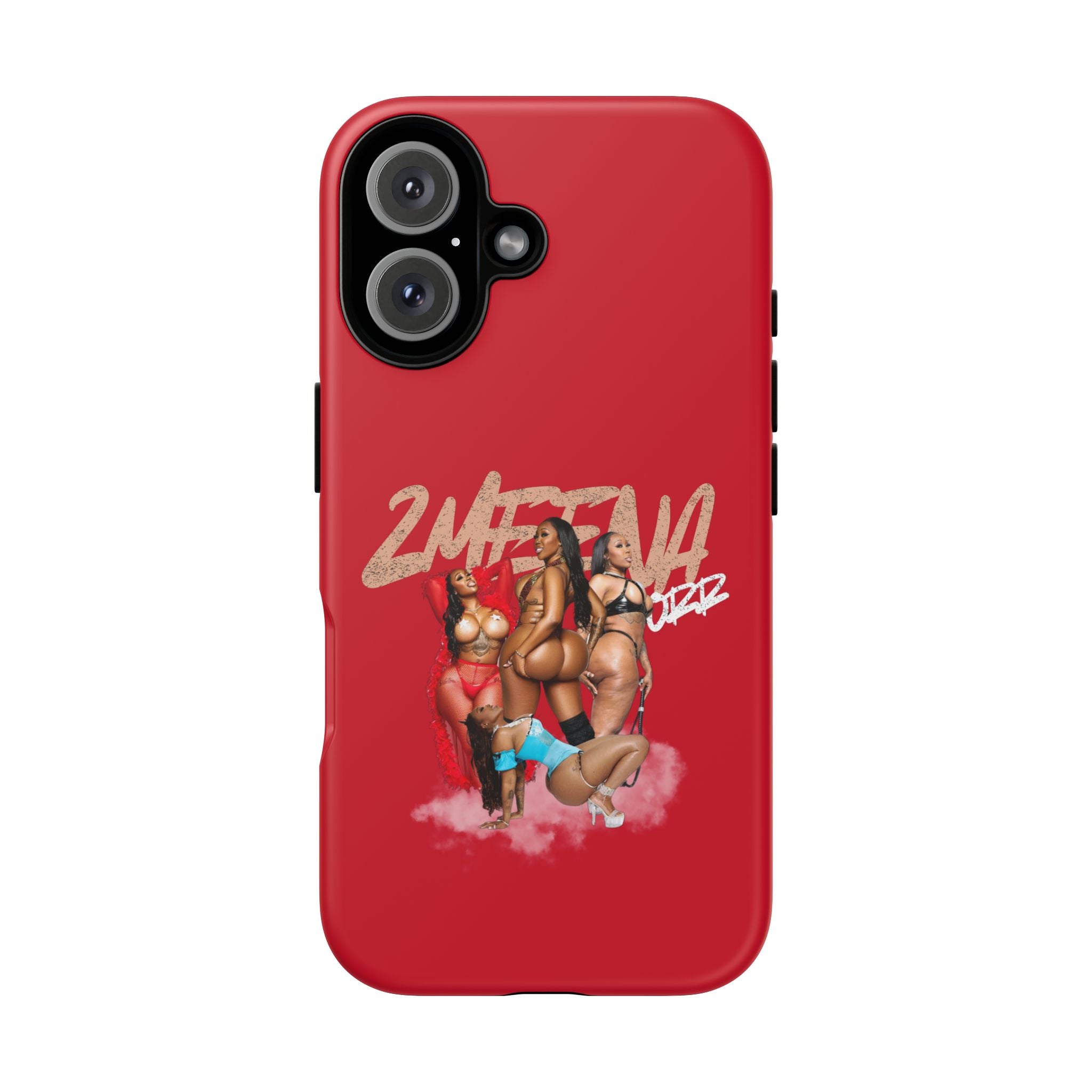 Phone Case - '2MEEZNA' Pin-Up Trio Graphic Slim Protective Cover