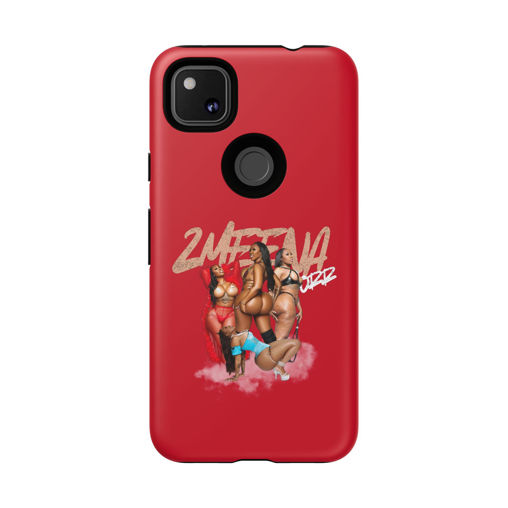 Phone Case - '2MEEZNA' Pin-Up Trio Graphic Slim Protective Cover