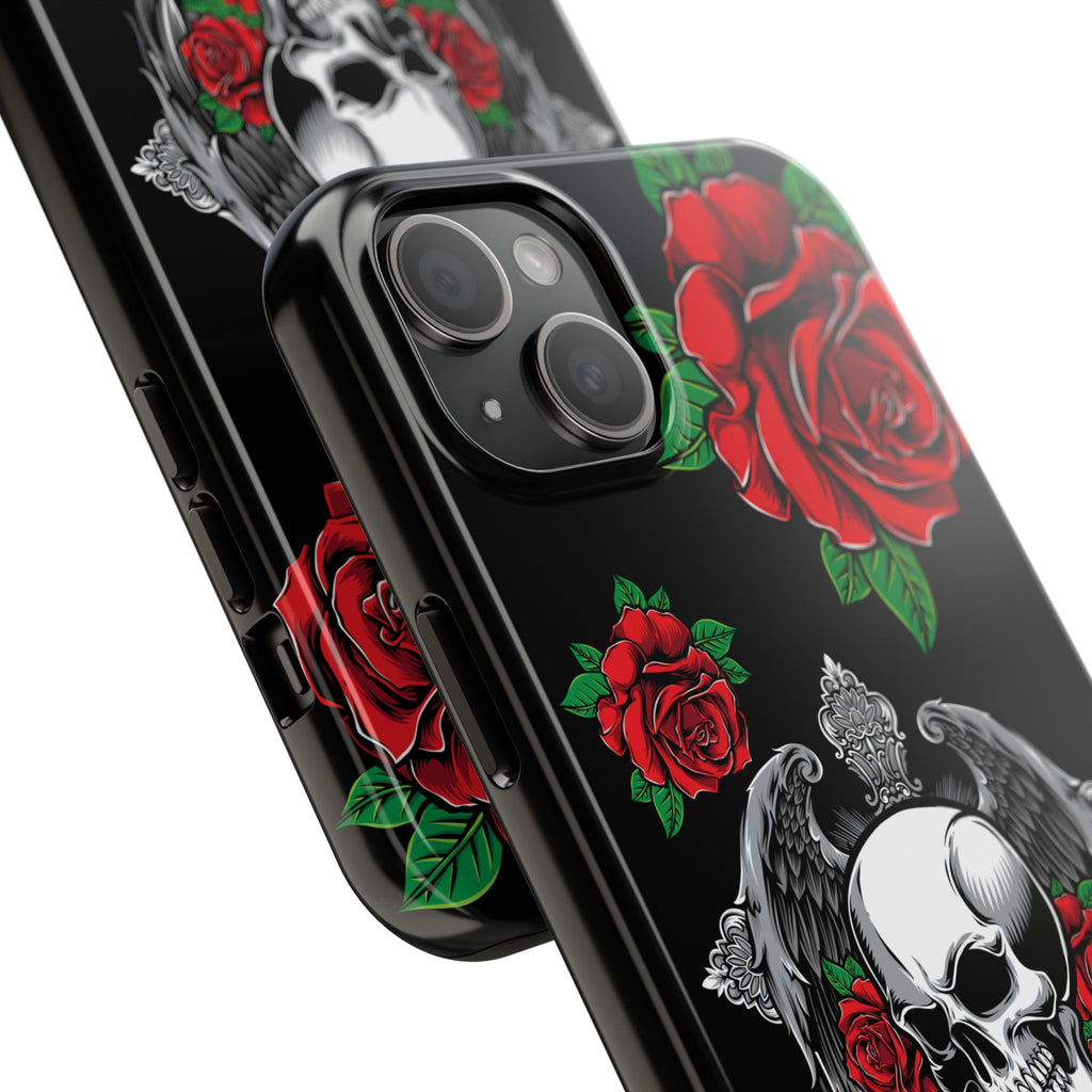 Skull and Rose Phone Case
