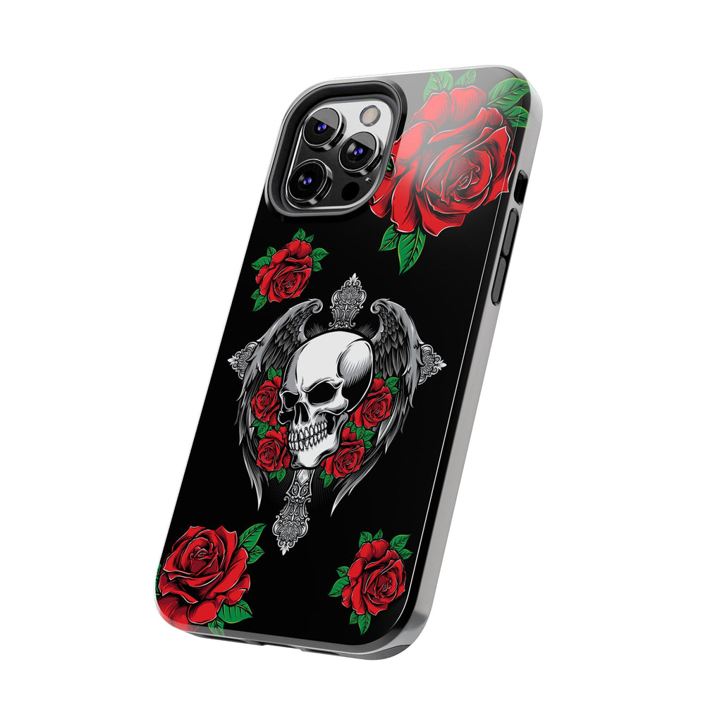 Skull and Rose Phone Case