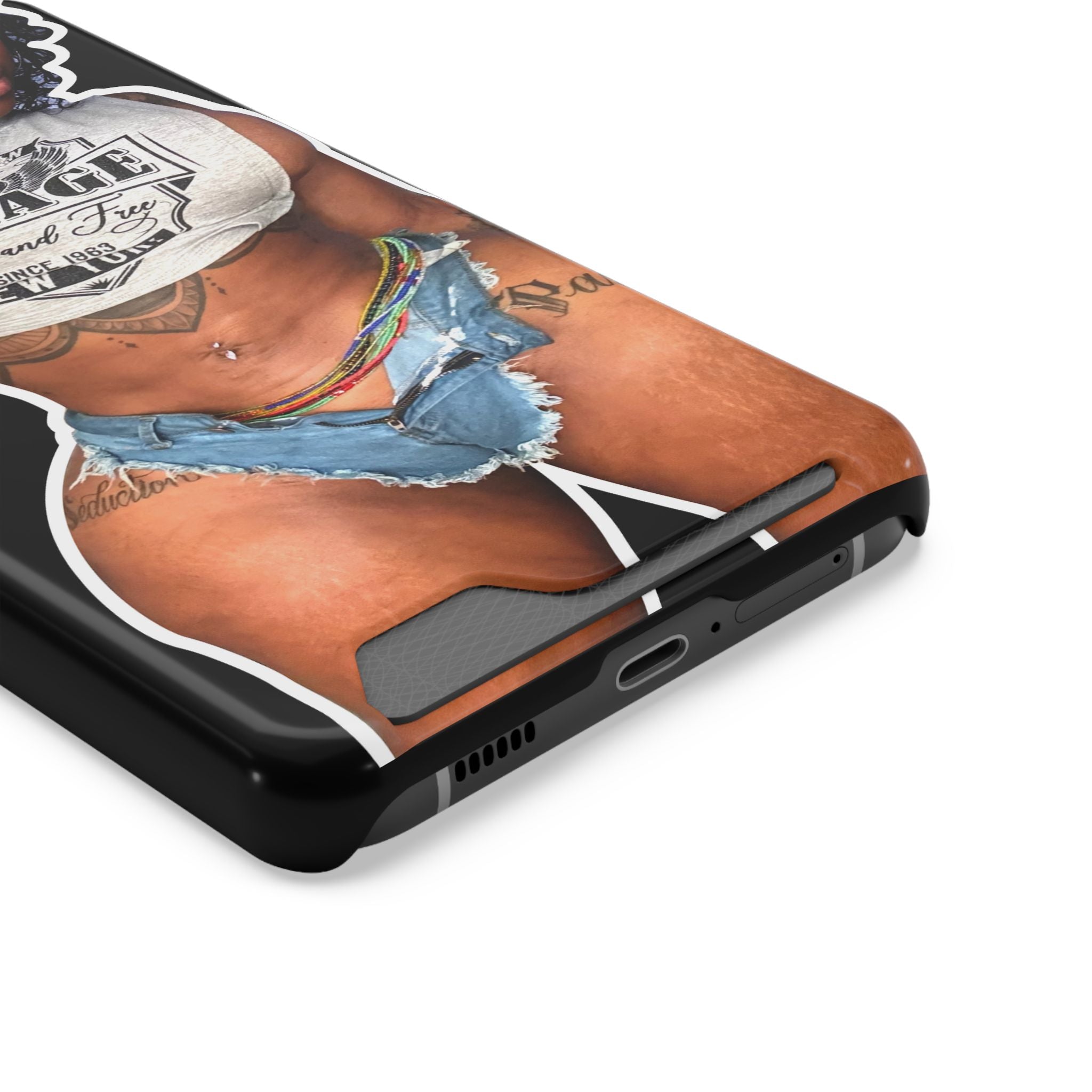 ZMEENAORR Phone Case With Card Holder