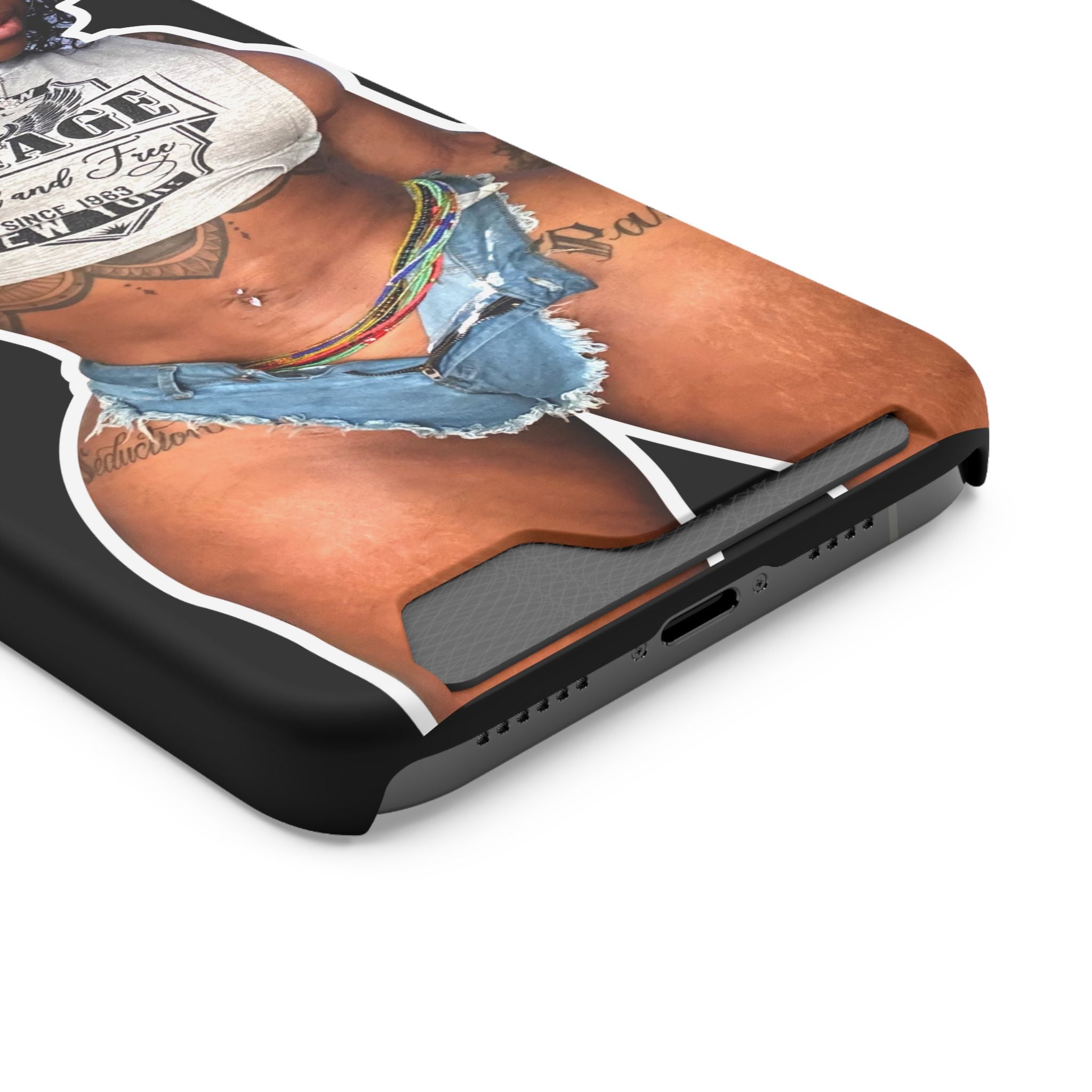 ZMEENAORR Phone Case With Card Holder