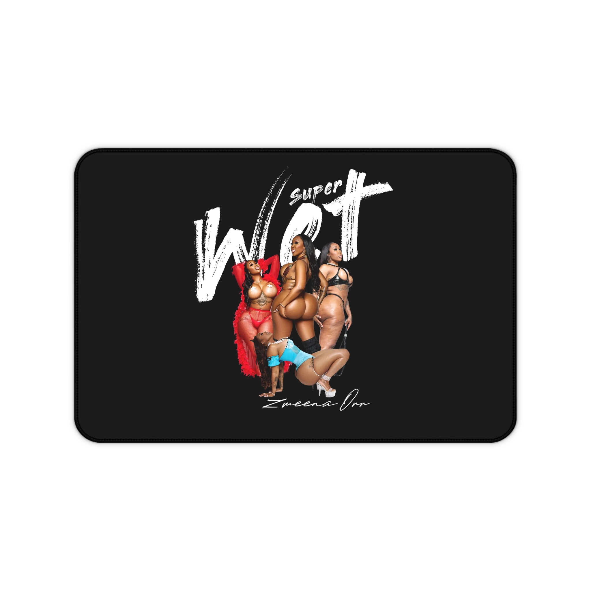 Desk Mat — "Vogue Vixen" Pin-Up Girl Gaming/Office Desk Mat