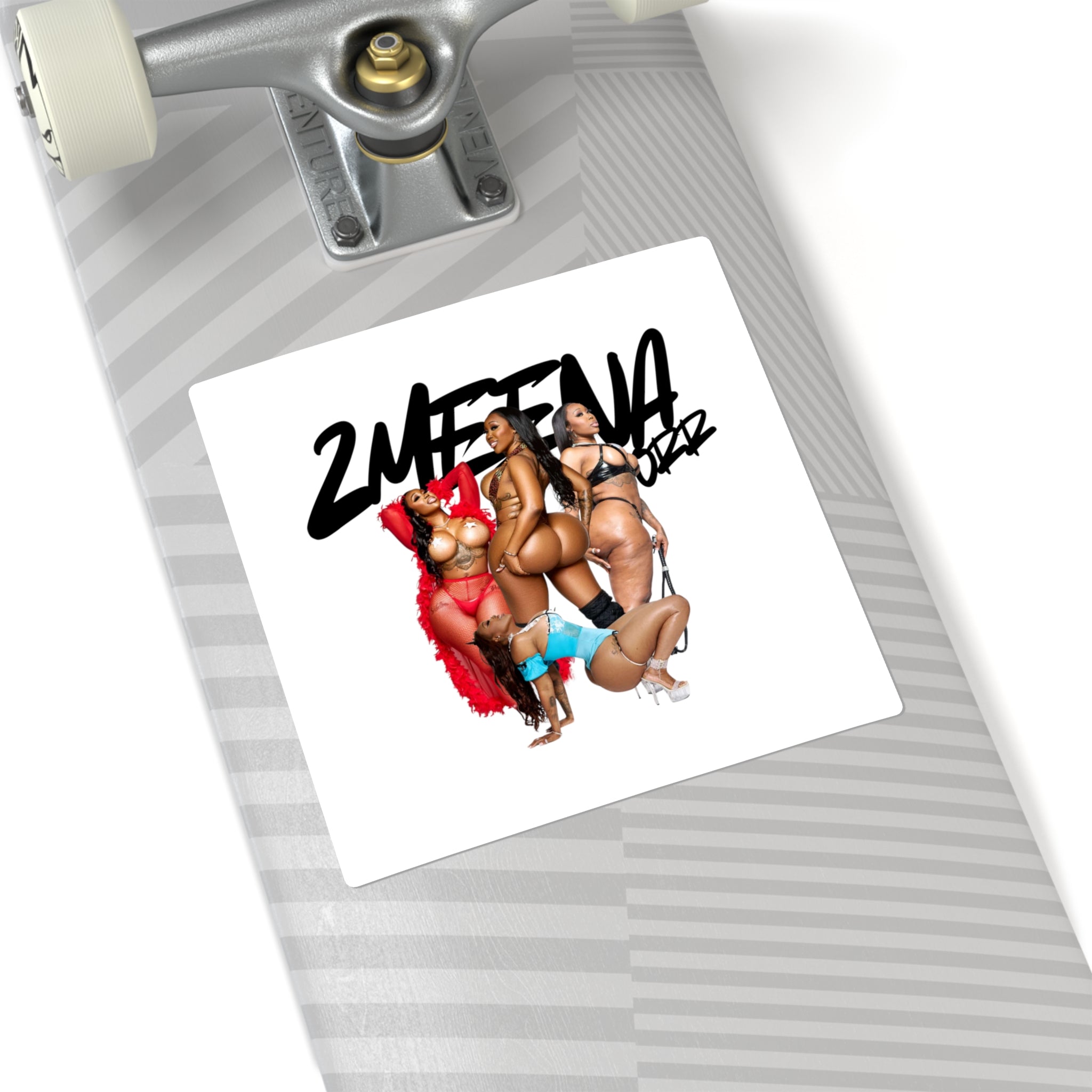 Square Sticker — 2NEFFENA Pinup Girls Design