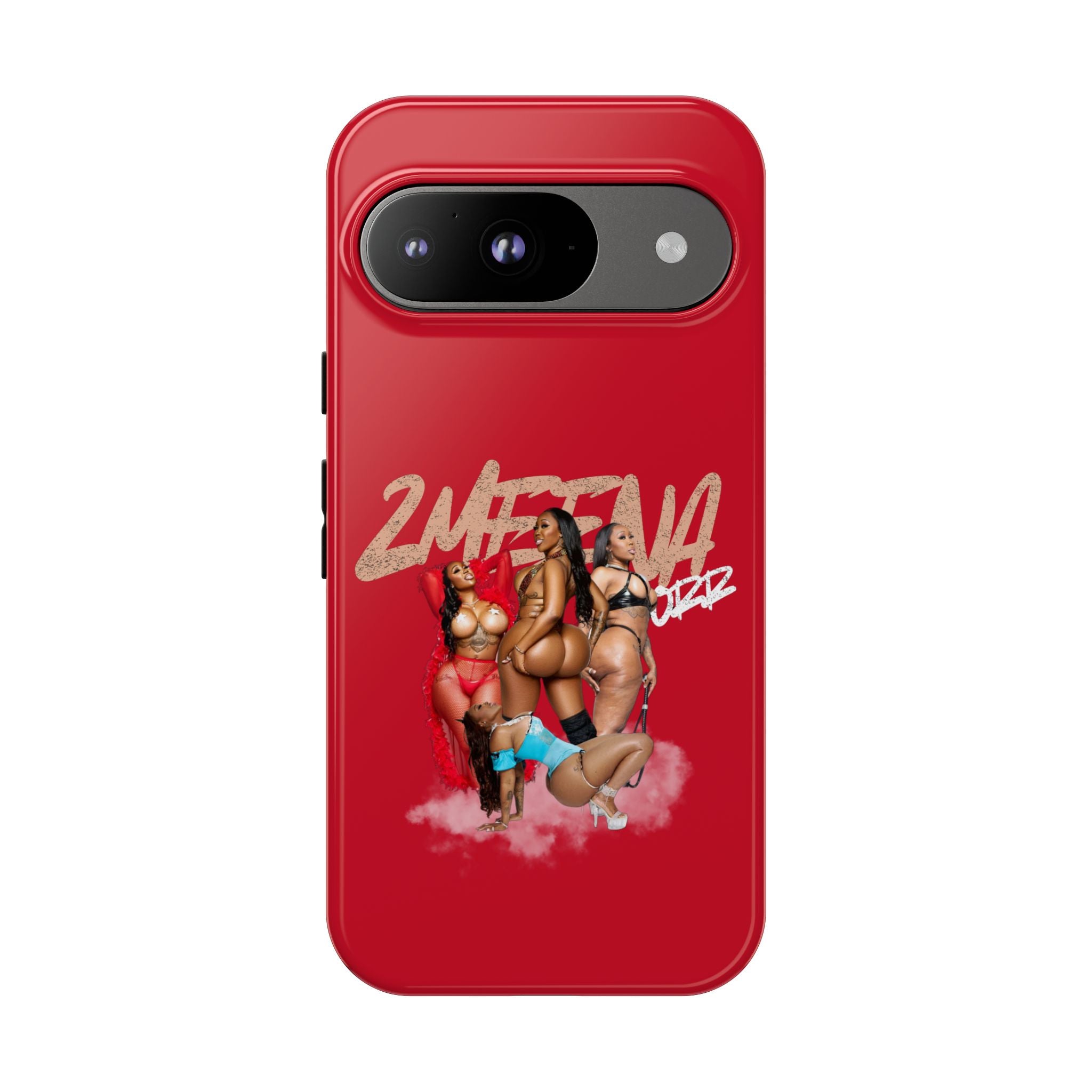 Phone Case - '2MEEZNA' Pin-Up Trio Graphic Slim Protective Cover