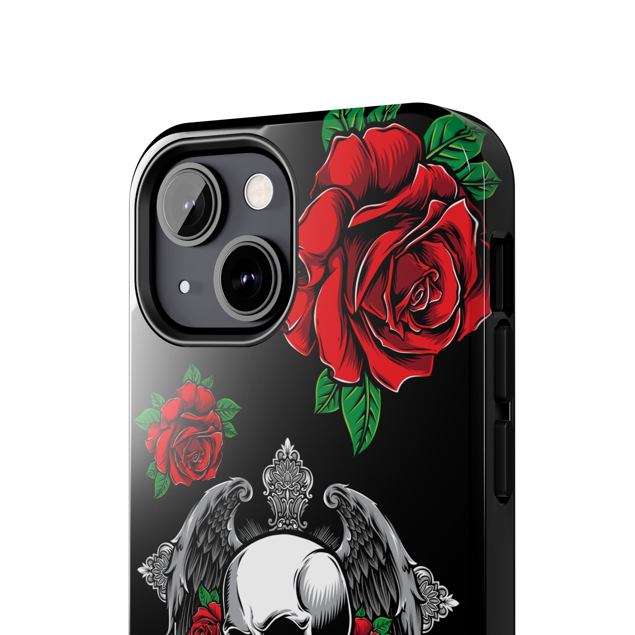 Skull and Rose Phone Case
