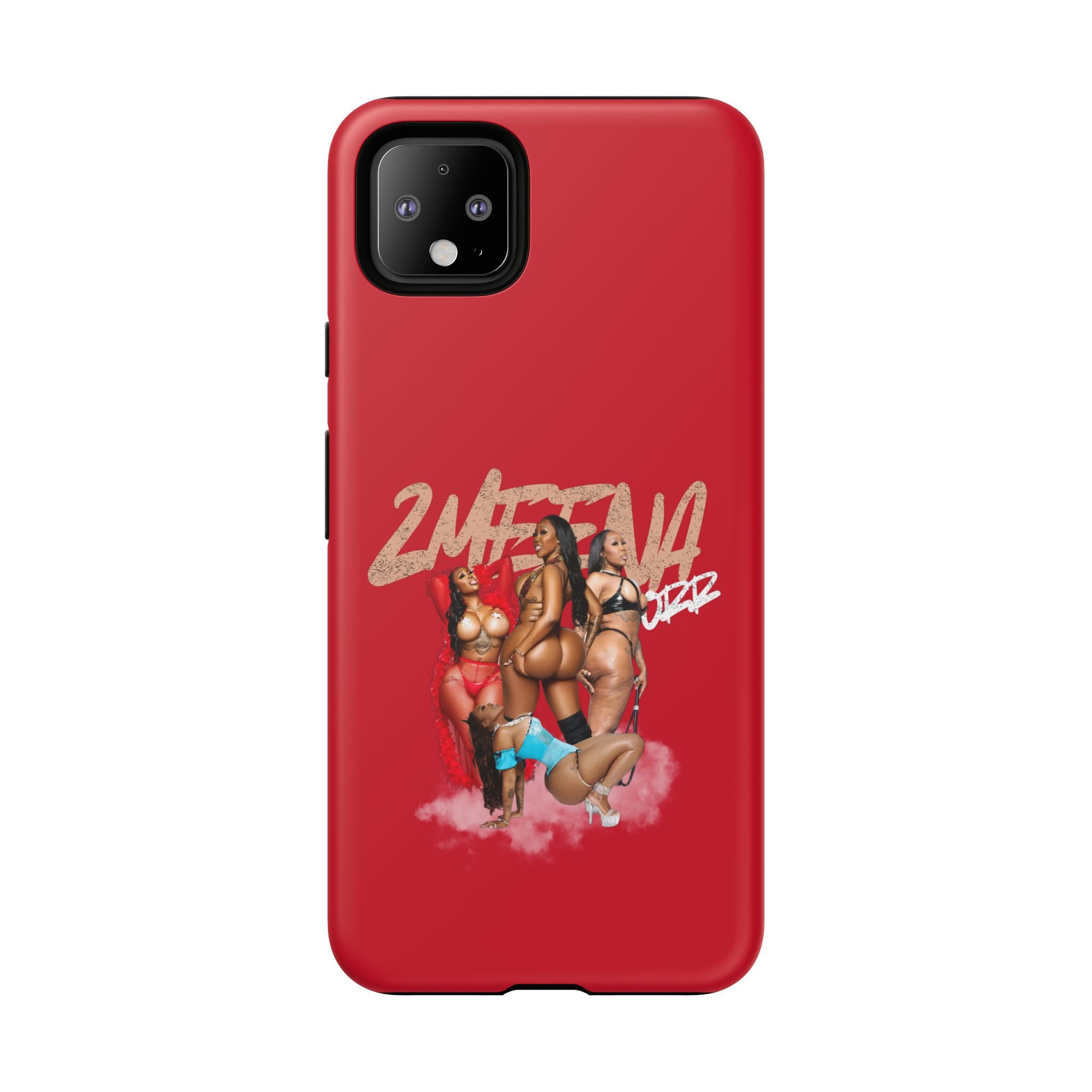 Phone Case - '2MEEZNA' Pin-Up Trio Graphic Slim Protective Cover
