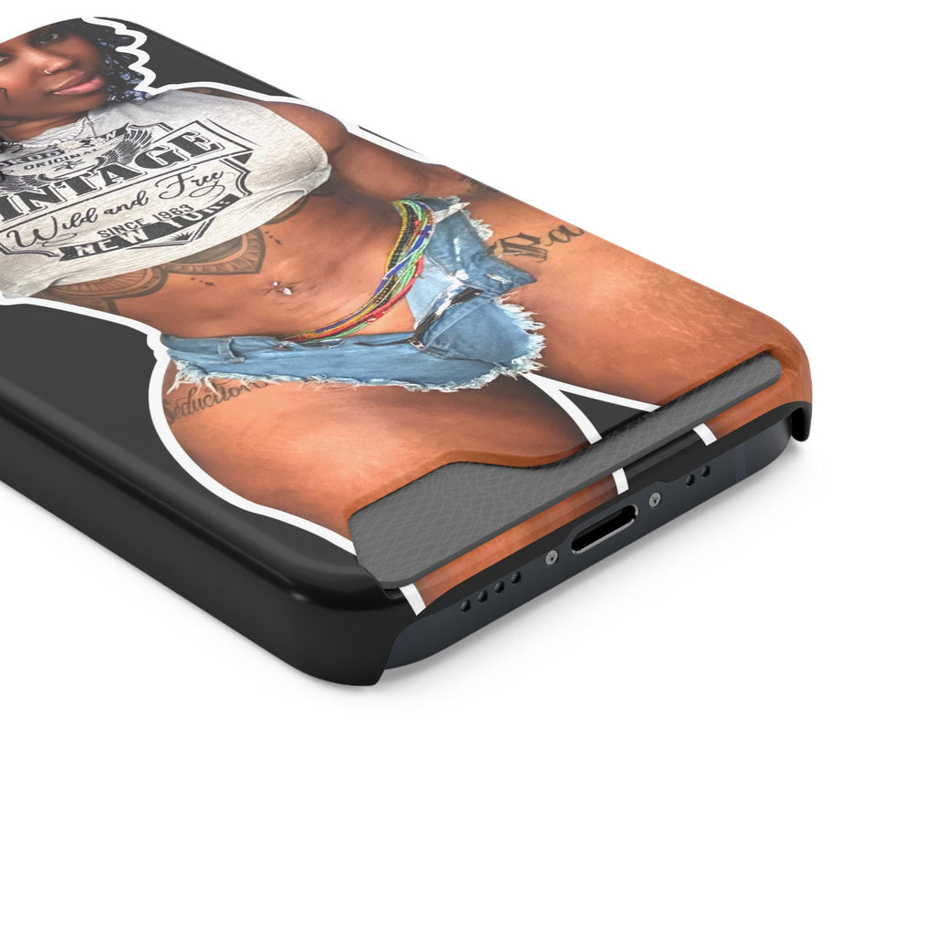 ZMEENAORR Phone Case With Card Holder