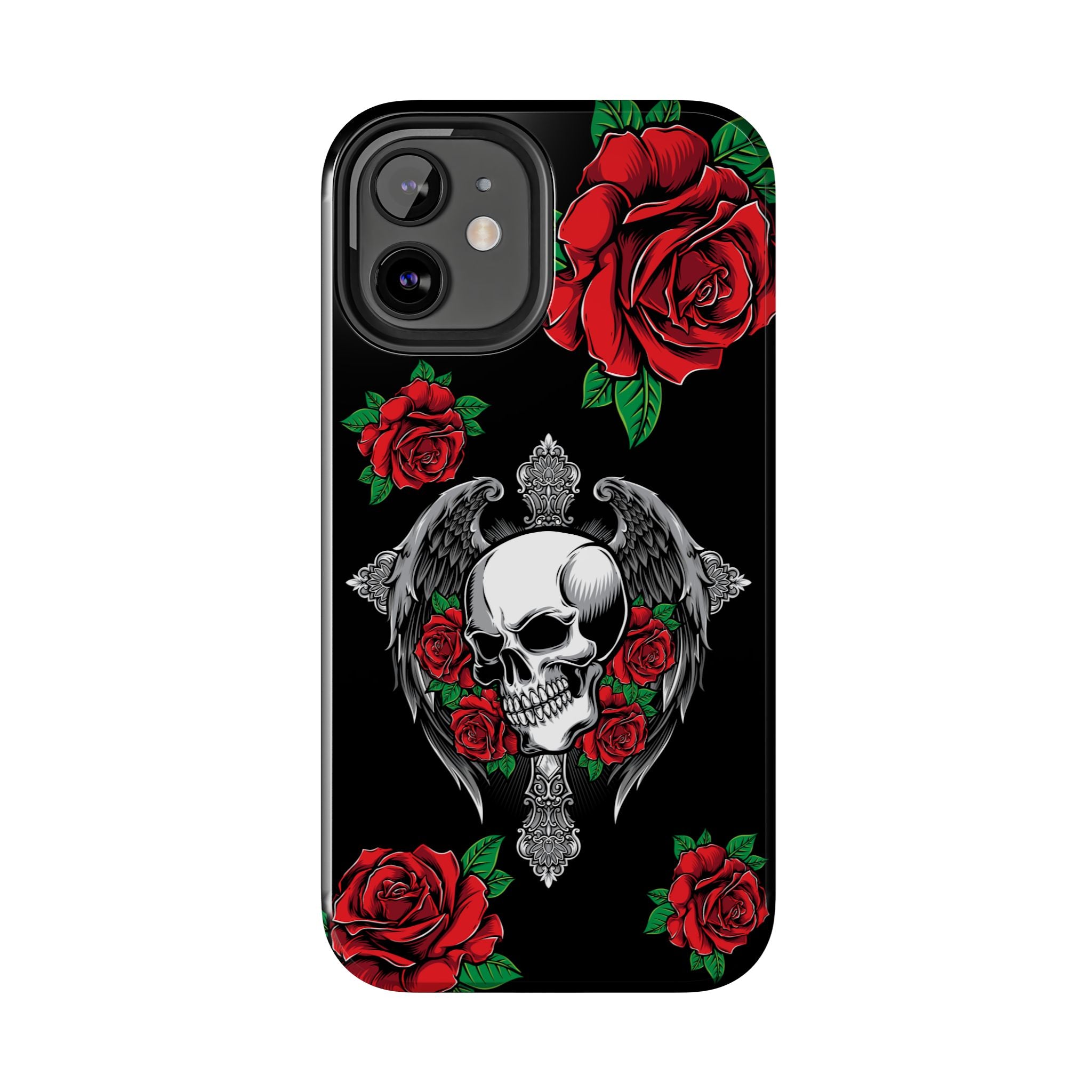 Skull and Rose Phone Case