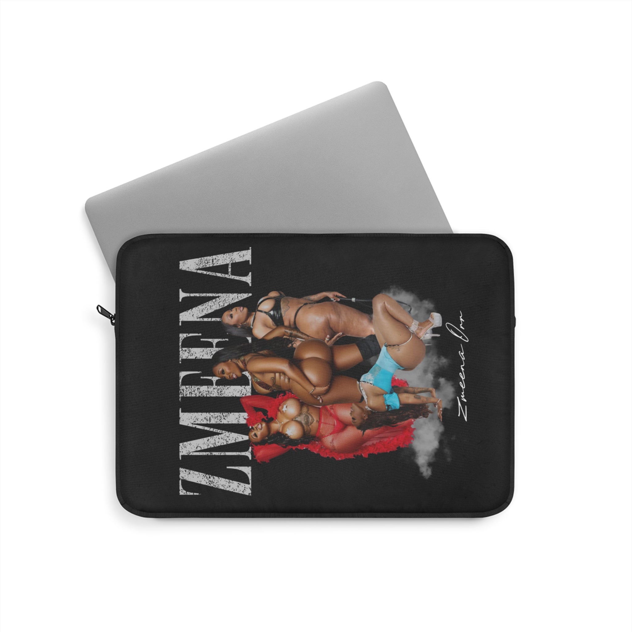 Zmmtrna Curvy Pinup Laptop Sleeve – Sexy Retro Boudoir Design