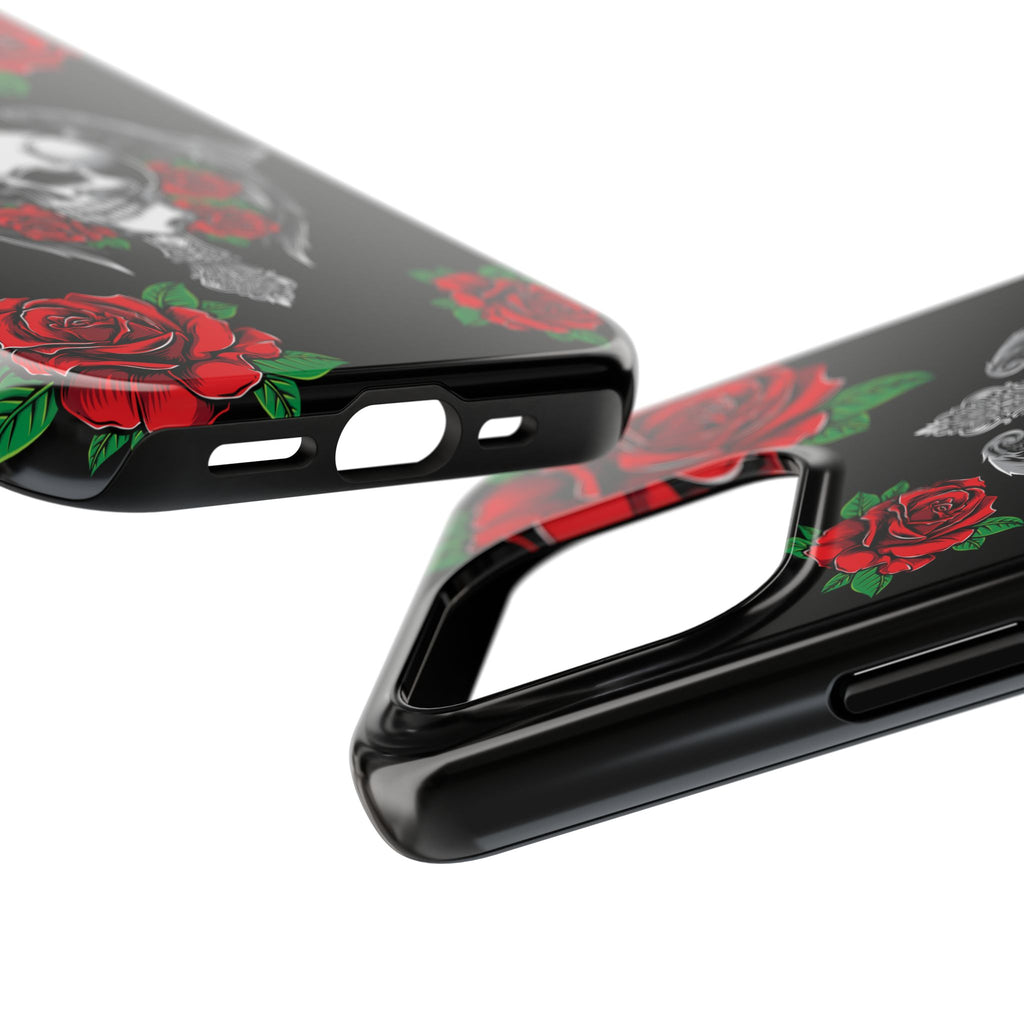 Skull and Rose Phone Case