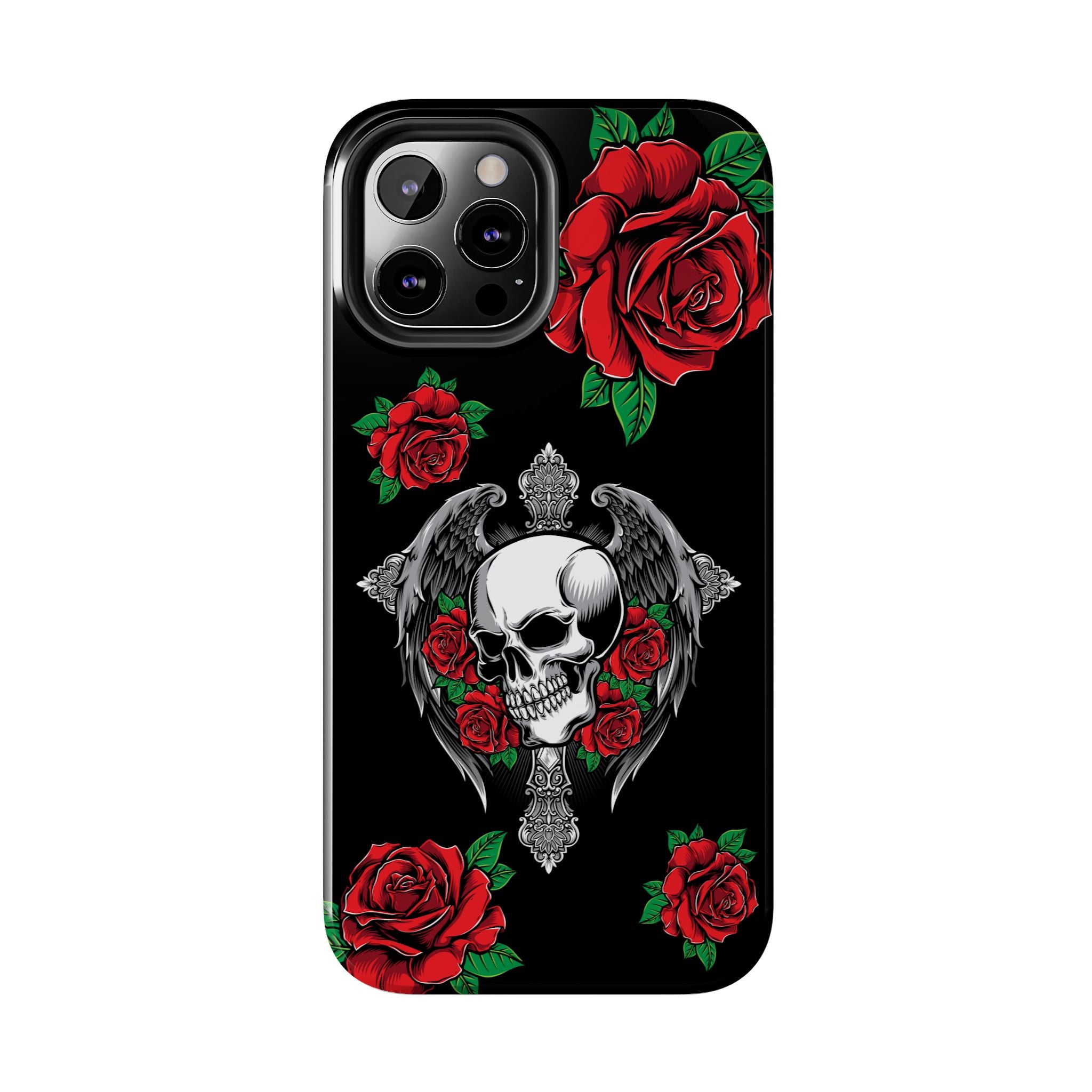 Skull and Rose Phone Case