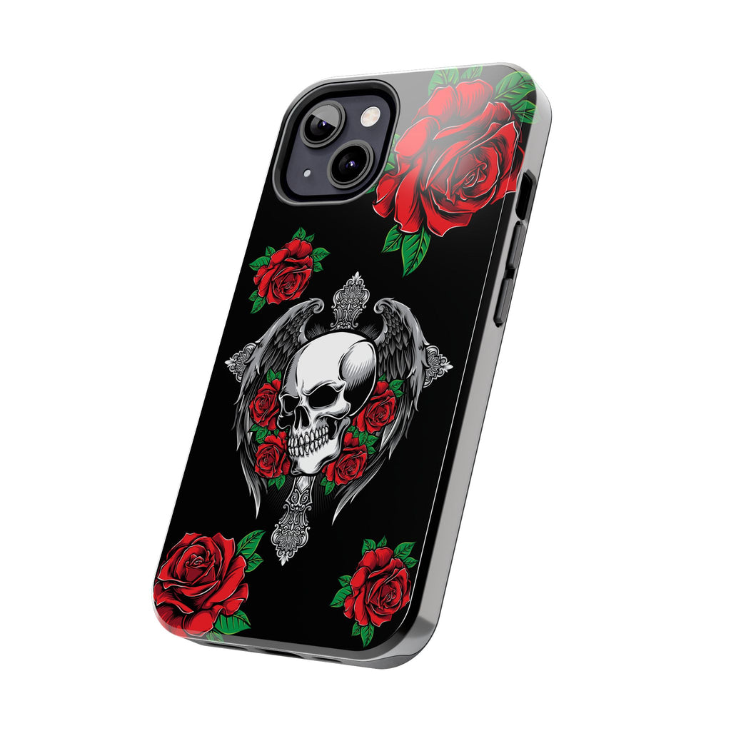 Skull and Rose Phone Case