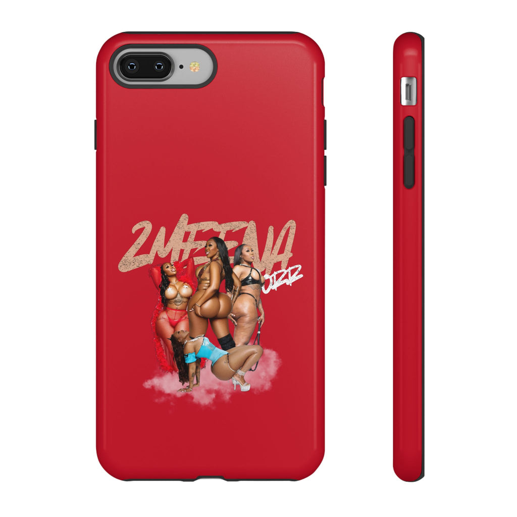 Phone Case - '2MEEZNA' Pin-Up Trio Graphic Slim Protective Cover