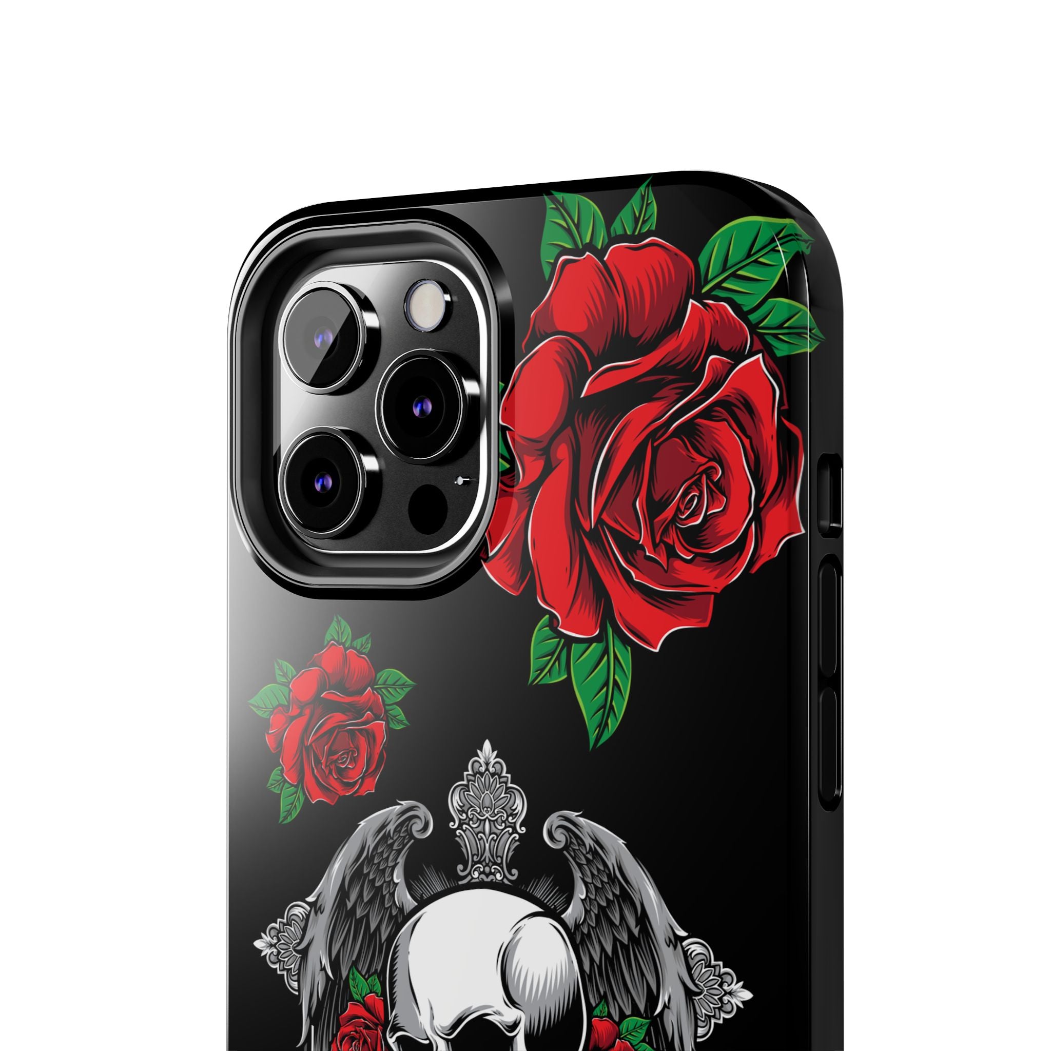 Skull and Rose Phone Case