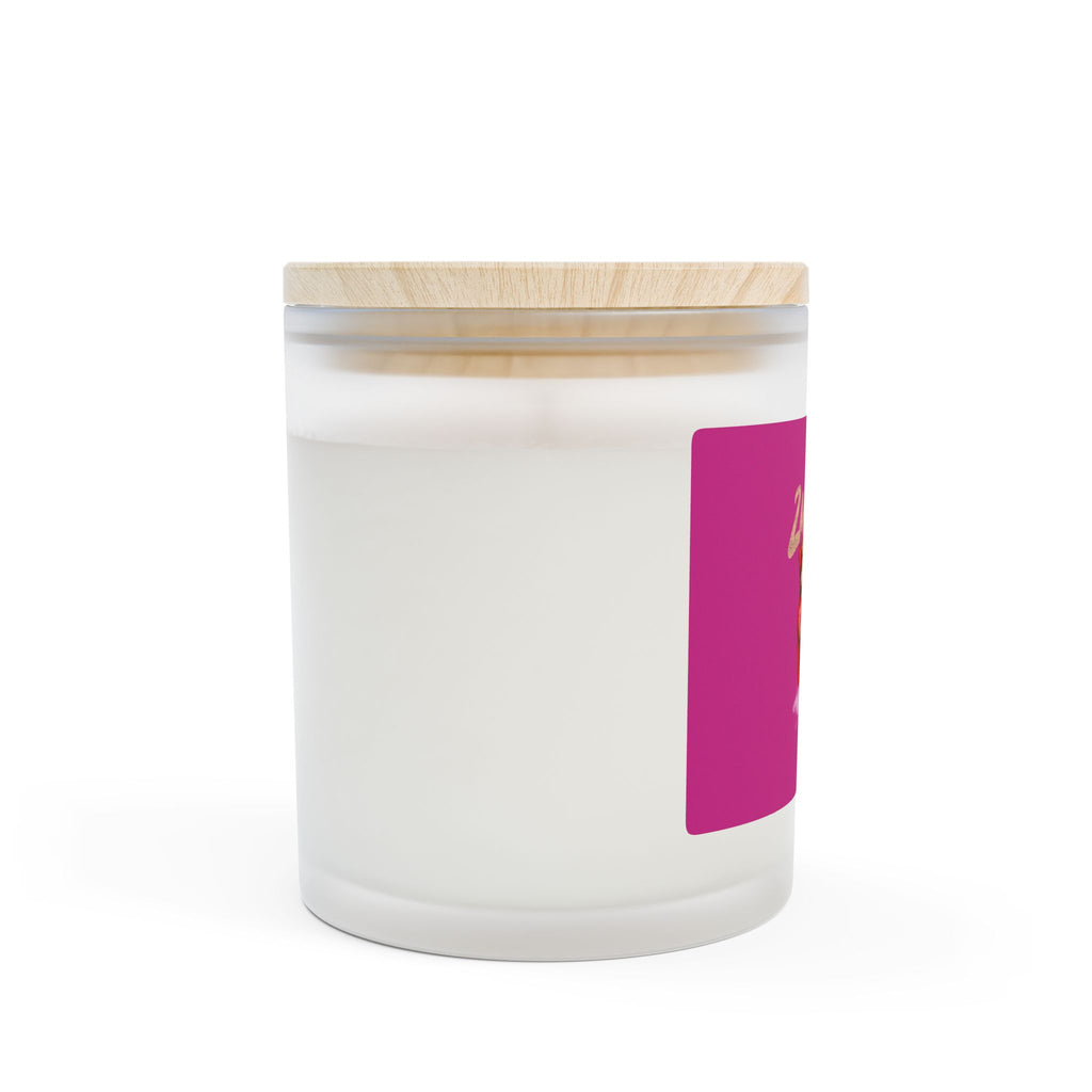 11oz Frosted Glass Candle — Bold Pin-Up Graphic "2WET4U" Scented Candle