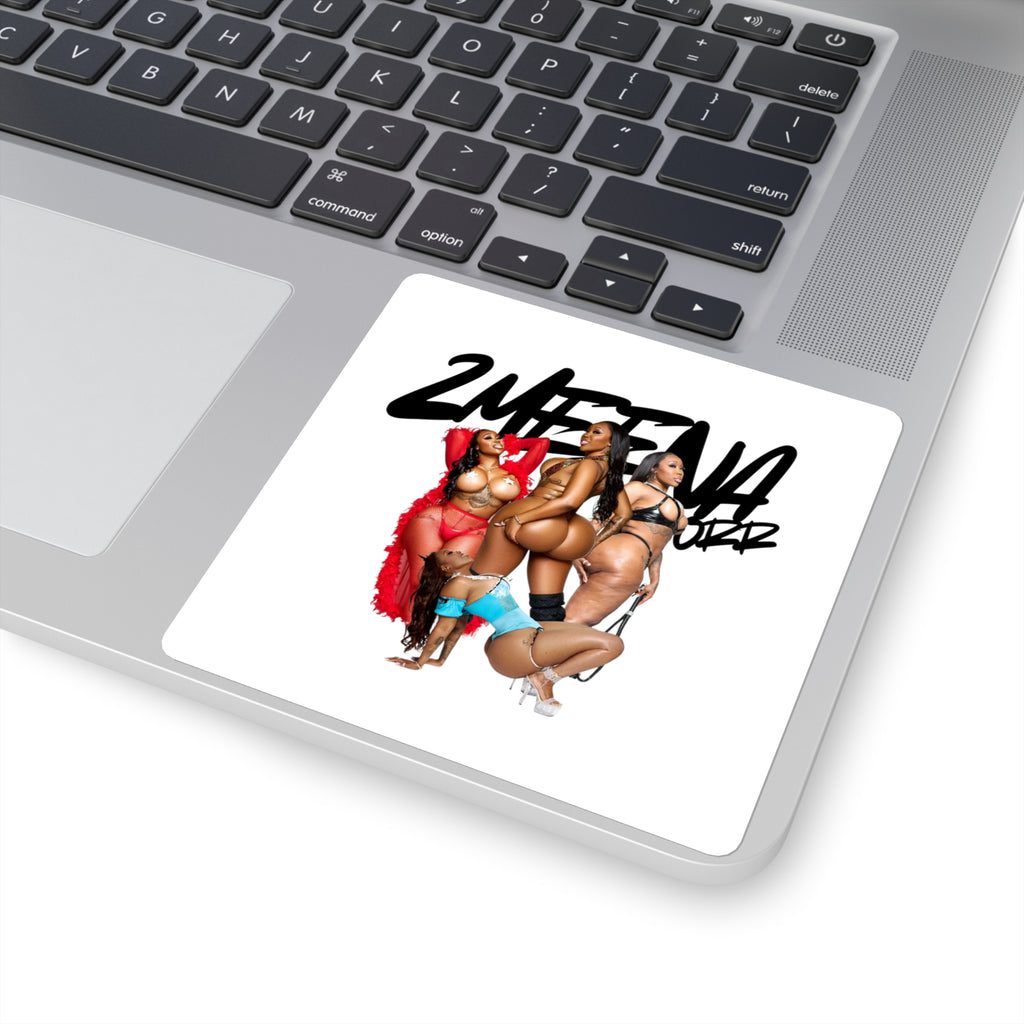 Square Sticker — 2NEFFENA Pinup Girls Design