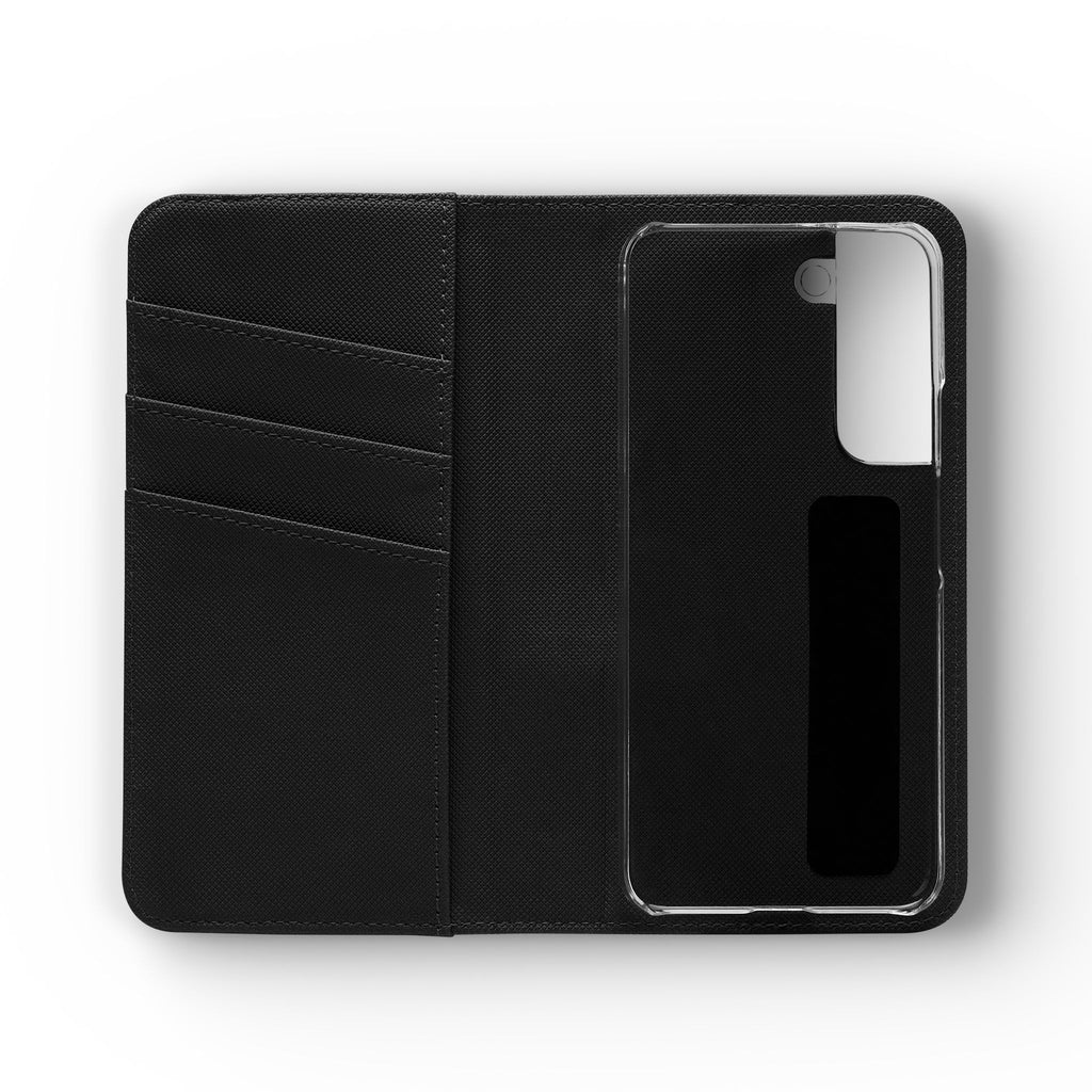 Black Personalized Flip Phone Case – "Super Wet" Graphic & Name (Tamena)