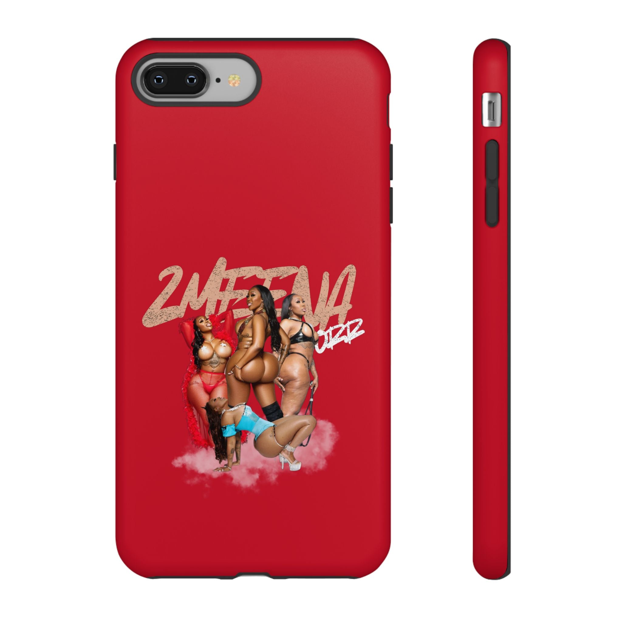 Phone Case - '2MEEZNA' Pin-Up Trio Graphic Slim Protective Cover
