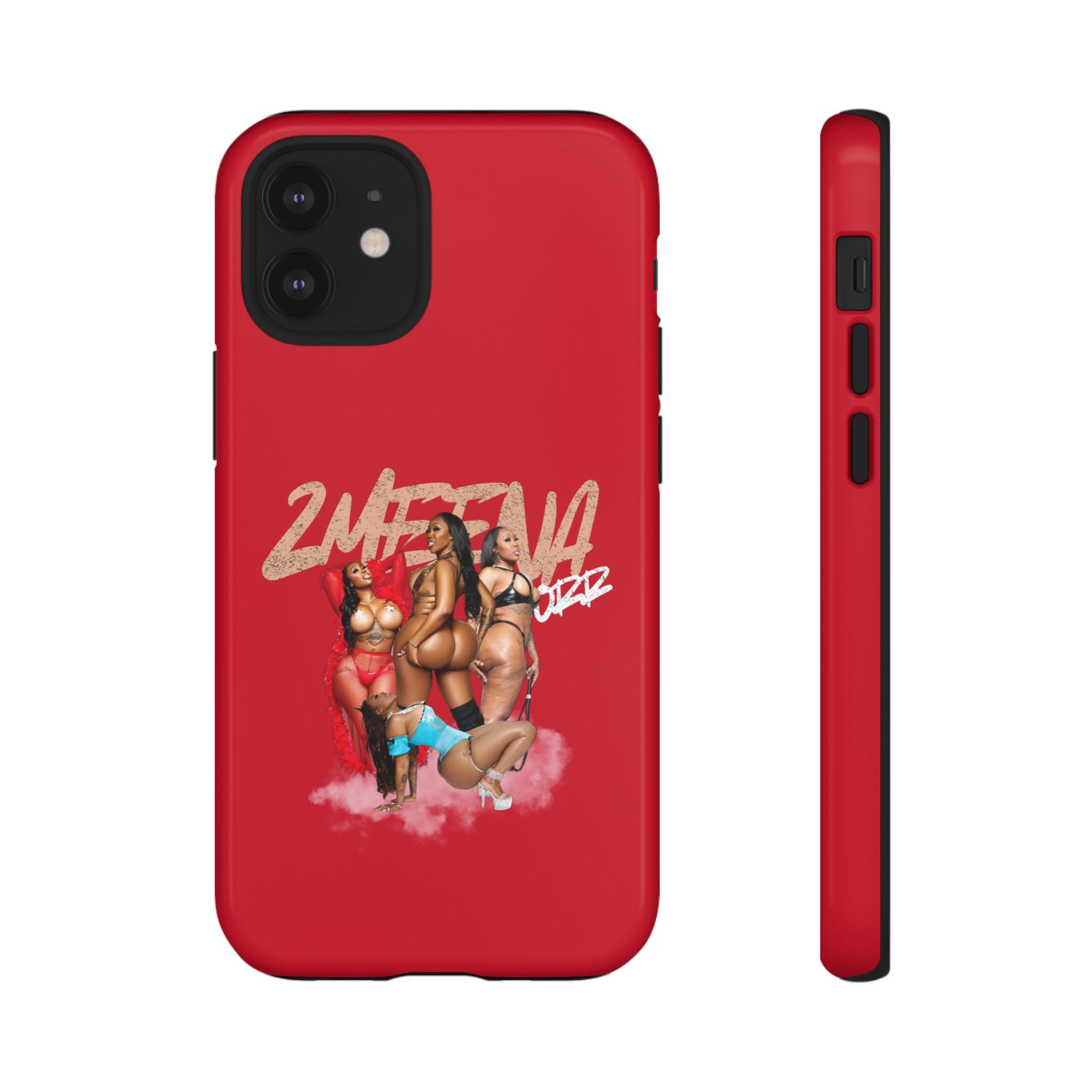 Phone Case - '2MEEZNA' Pin-Up Trio Graphic Slim Protective Cover