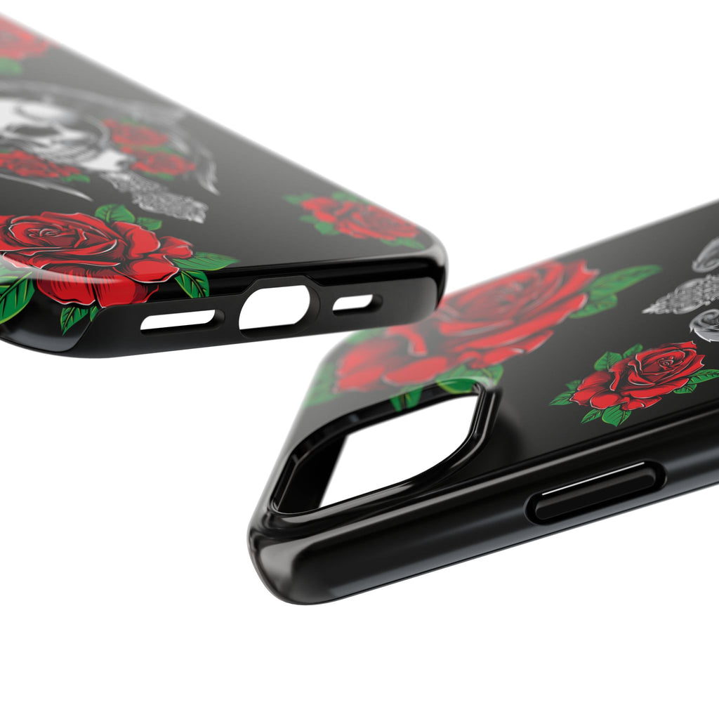Skull and Rose Phone Case