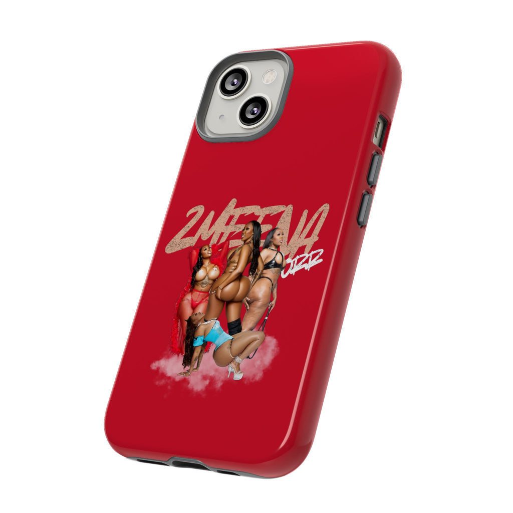 Phone Case - '2MEEZNA' Pin-Up Trio Graphic Slim Protective Cover