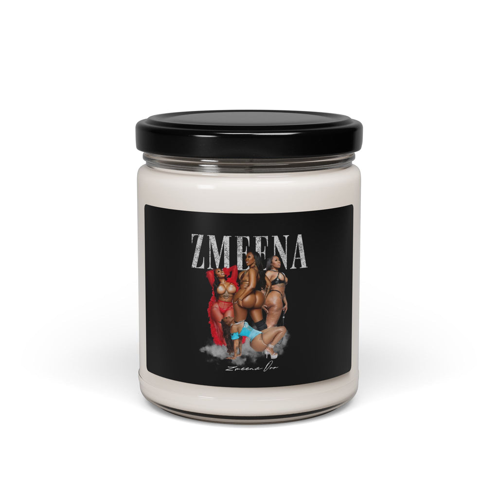 Soy Candle — ZMEENA Graphic Scented Jar (9oz)