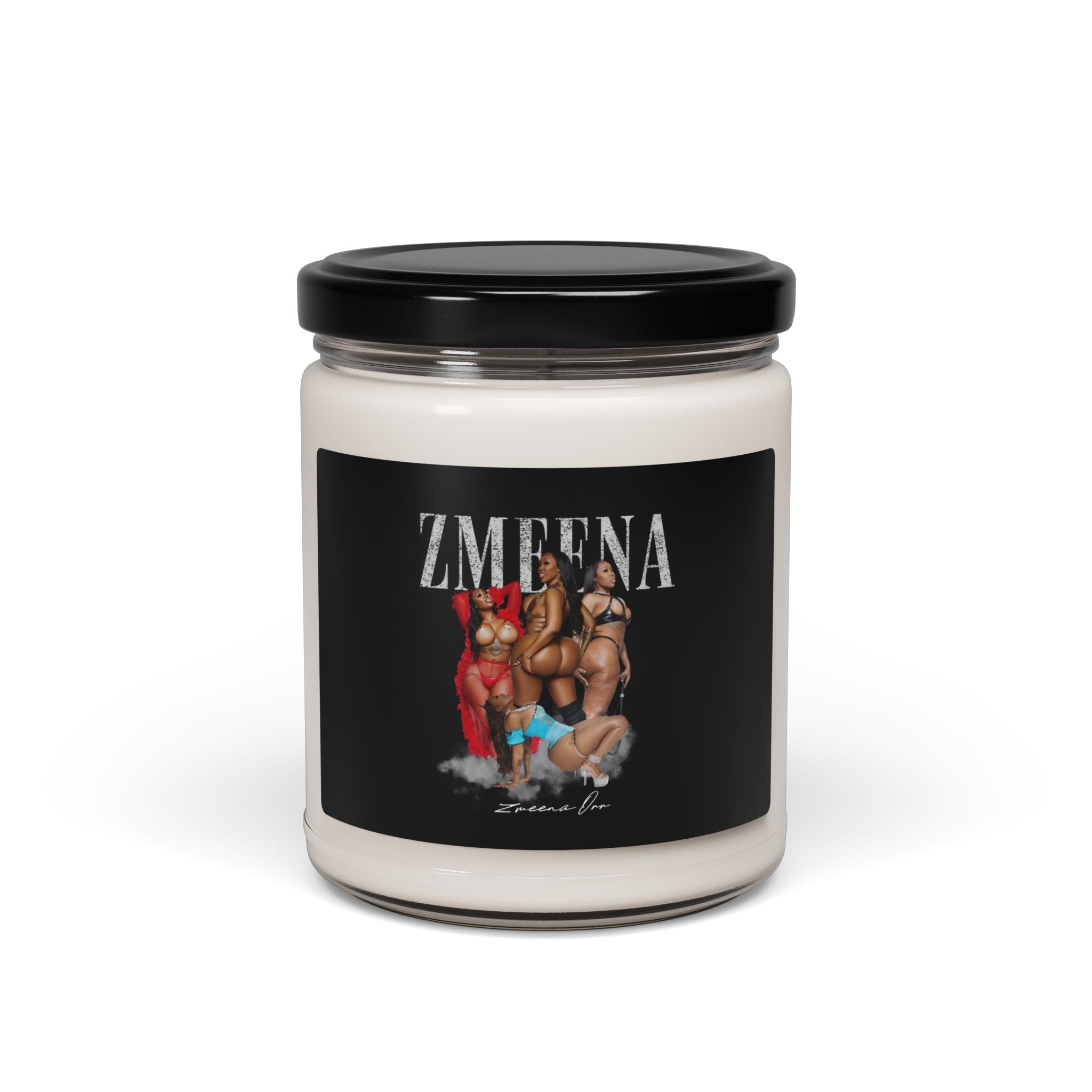 Soy Candle — ZMEENA Graphic Scented Jar (9oz)