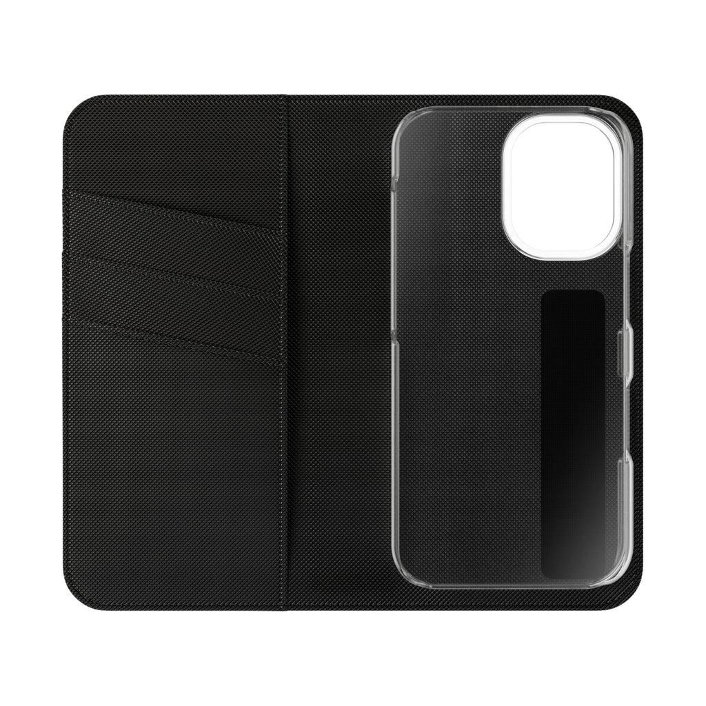 Black Personalized Flip Phone Case – "Super Wet" Graphic & Name (Tamena)
