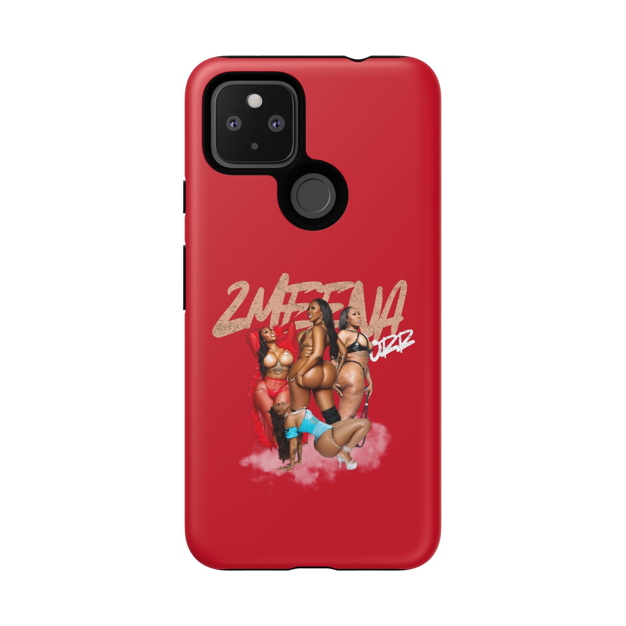 Phone Case - '2MEEZNA' Pin-Up Trio Graphic Slim Protective Cover