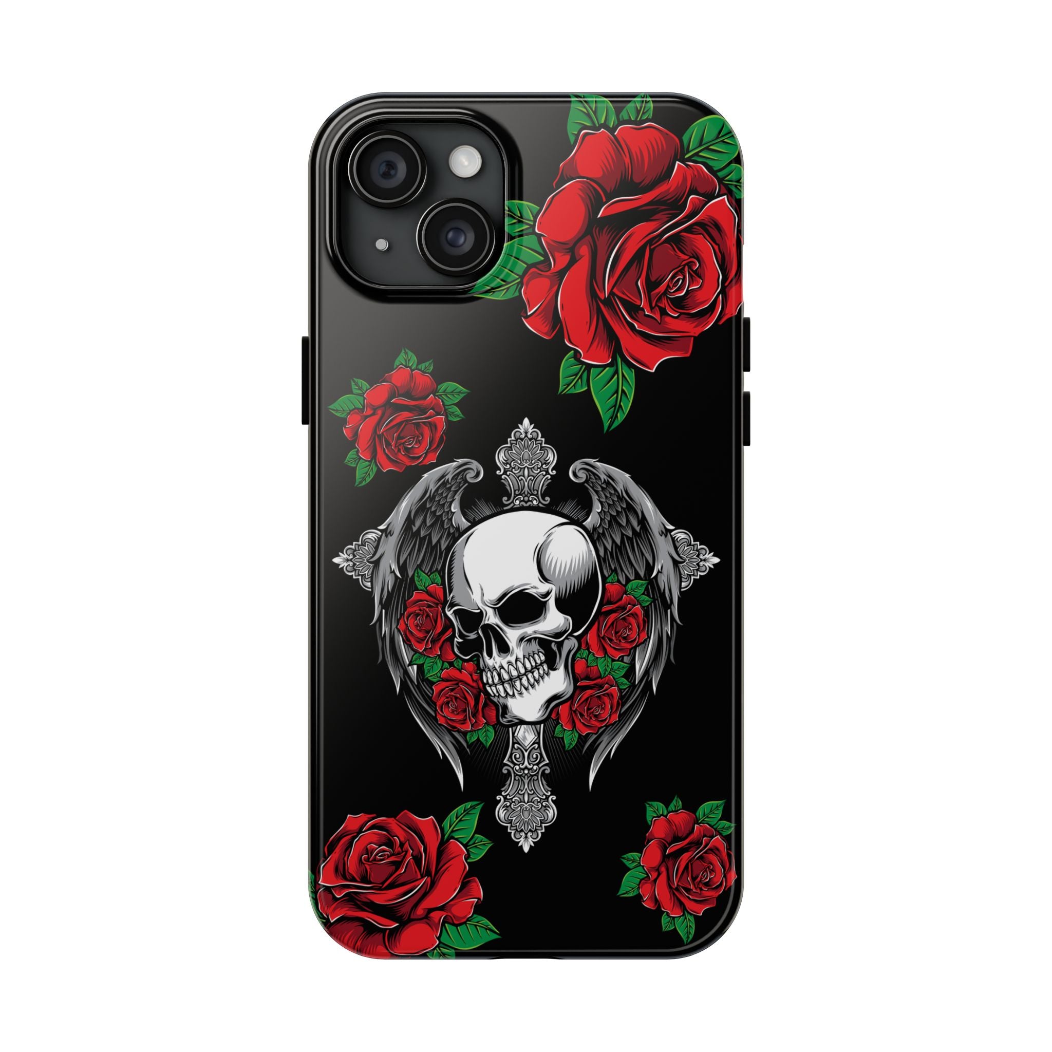 Skull and Rose Phone Case