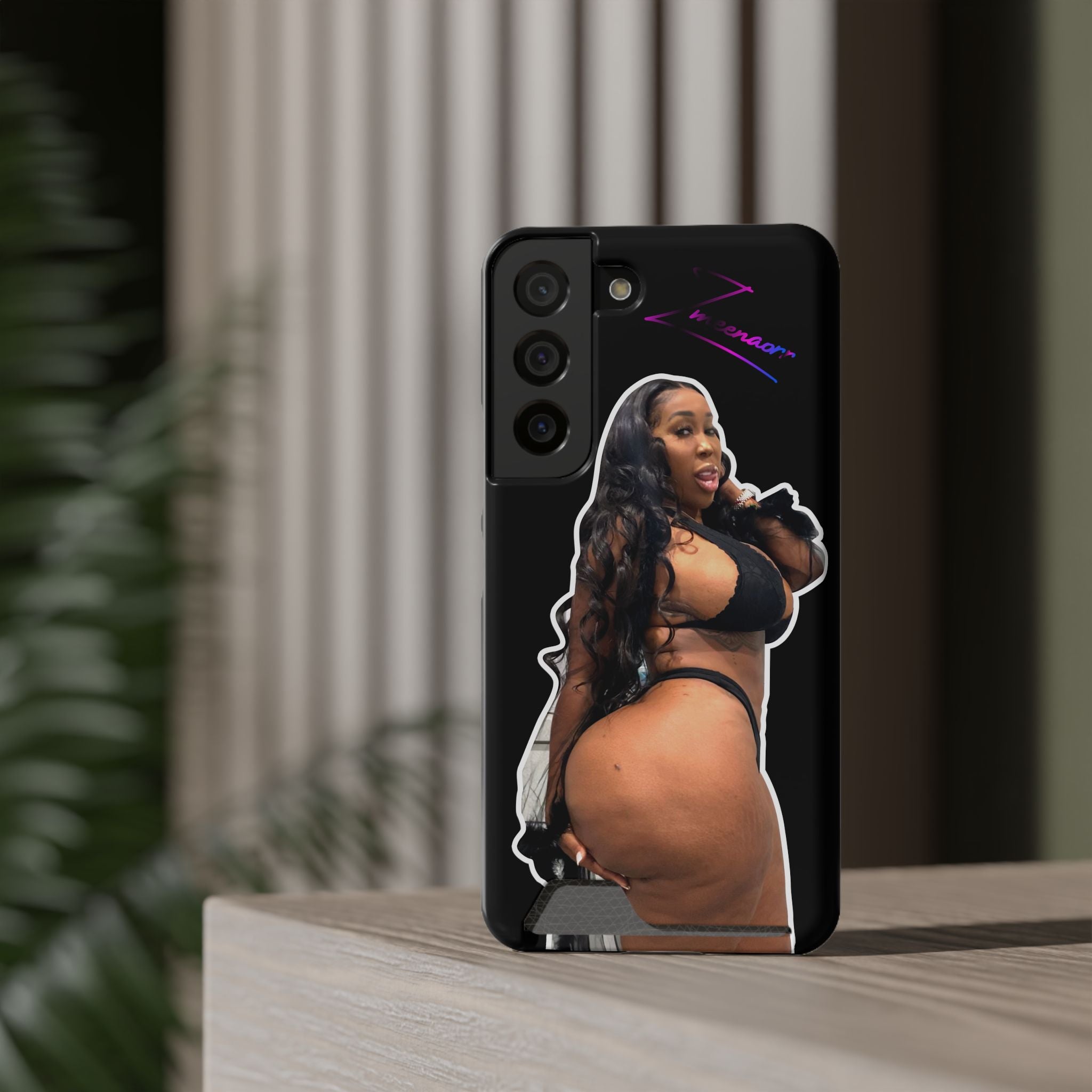 ZMEENAORR Phone Case X  With Card Holder