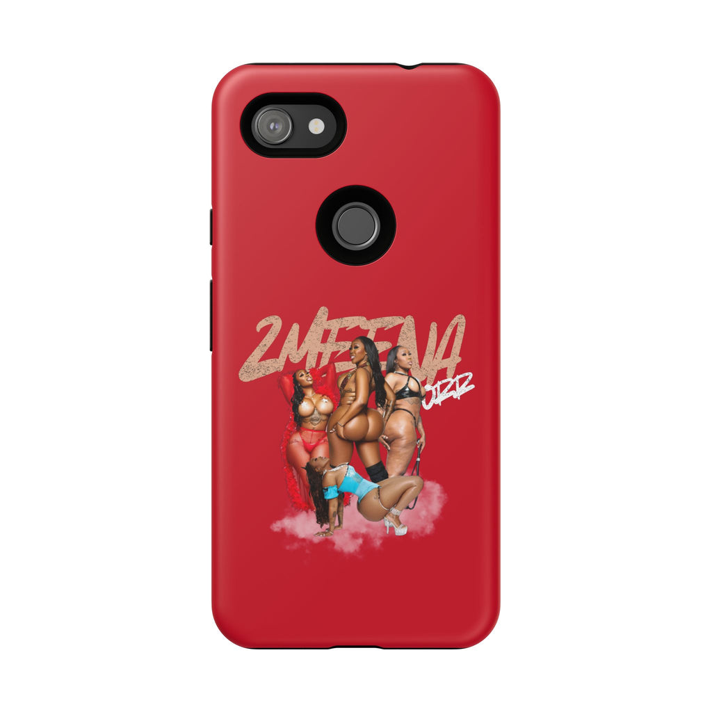 Phone Case - '2MEEZNA' Pin-Up Trio Graphic Slim Protective Cover