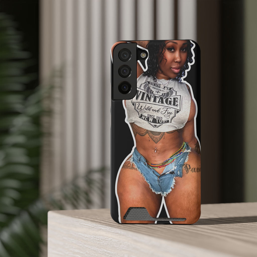 ZMEENAORR Phone Case With Card Holder