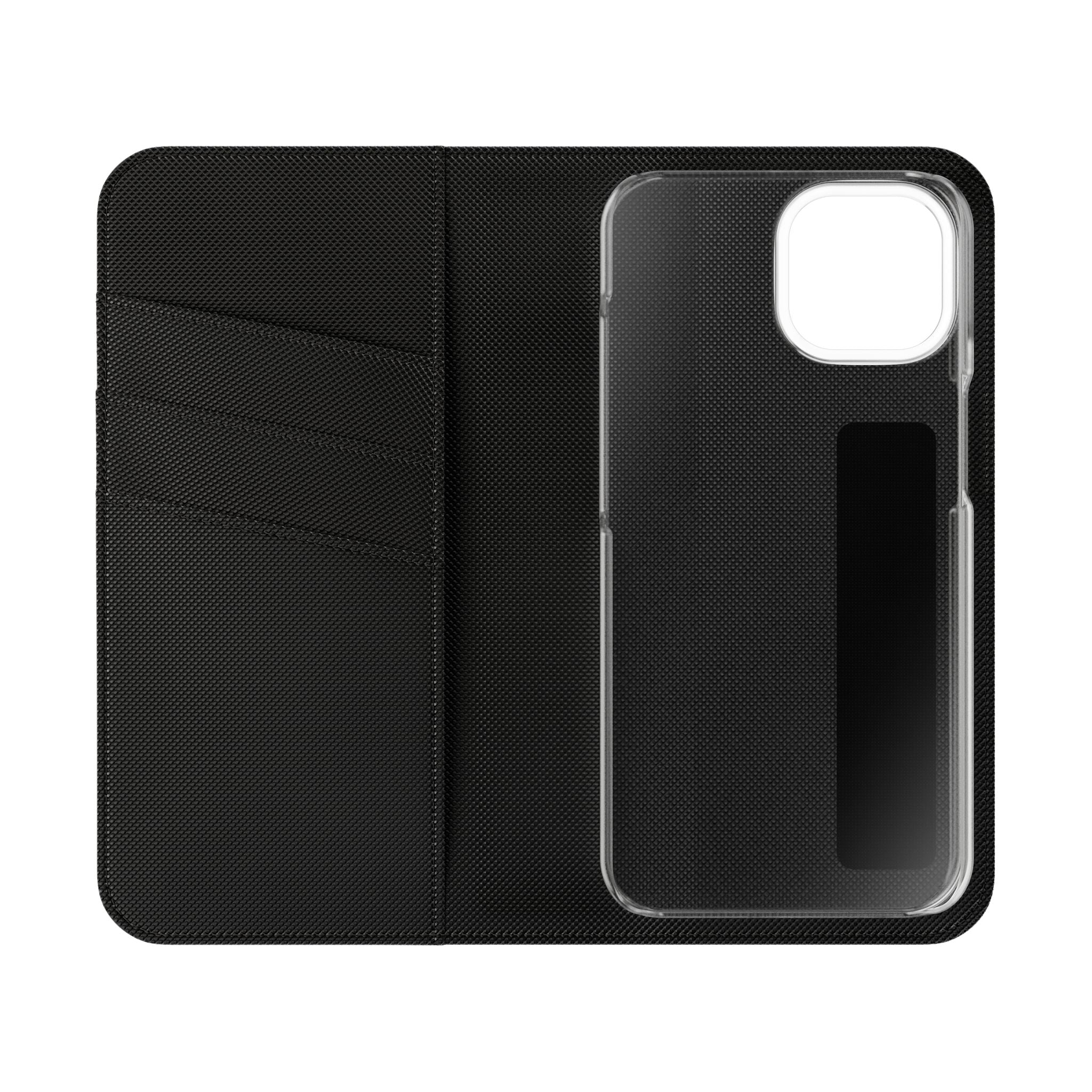 Black Personalized Flip Phone Case – "Super Wet" Graphic & Name (Tamena)