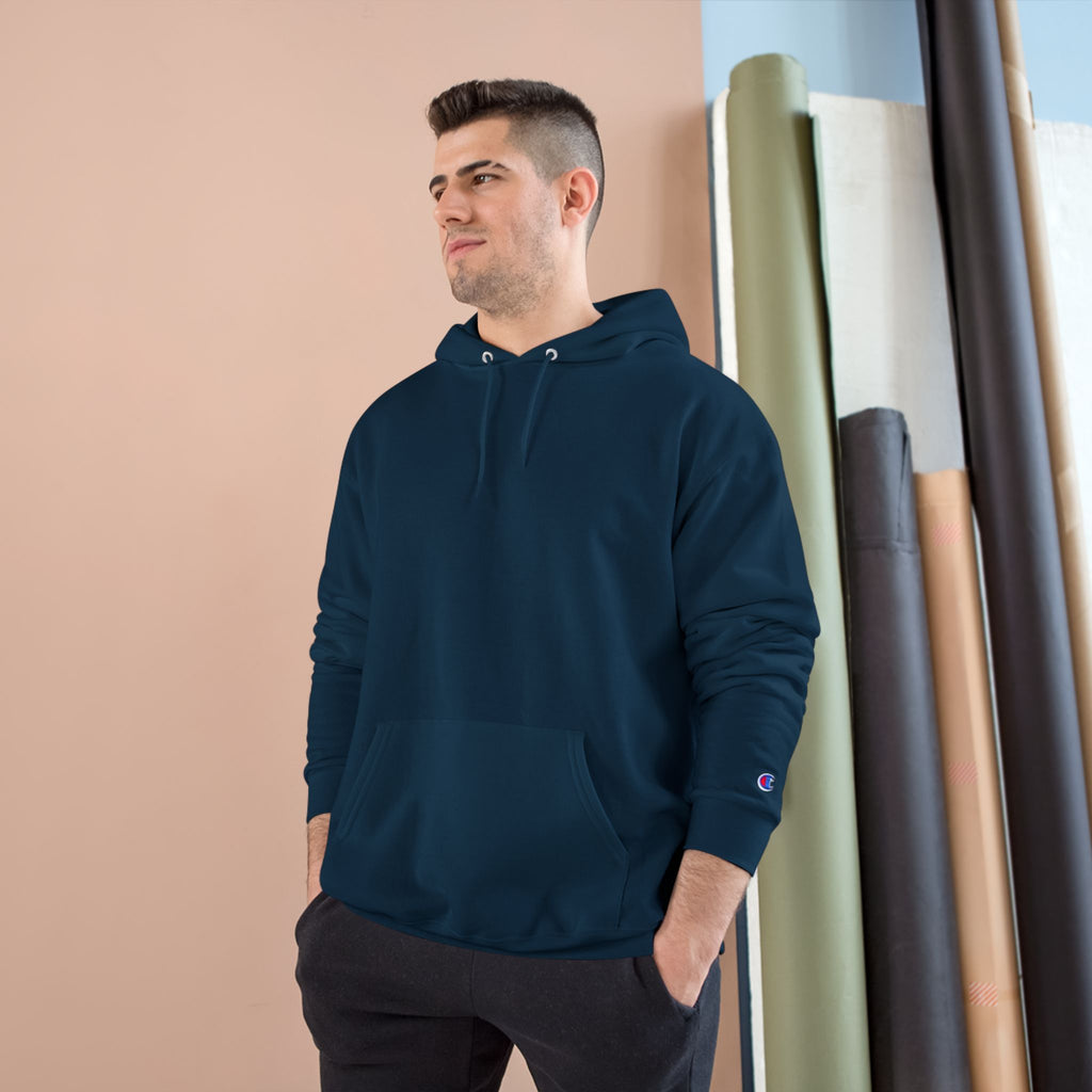Champion Hoodie with '2WEEVA' Pinup Graphic - Streetwear Women's Back Print