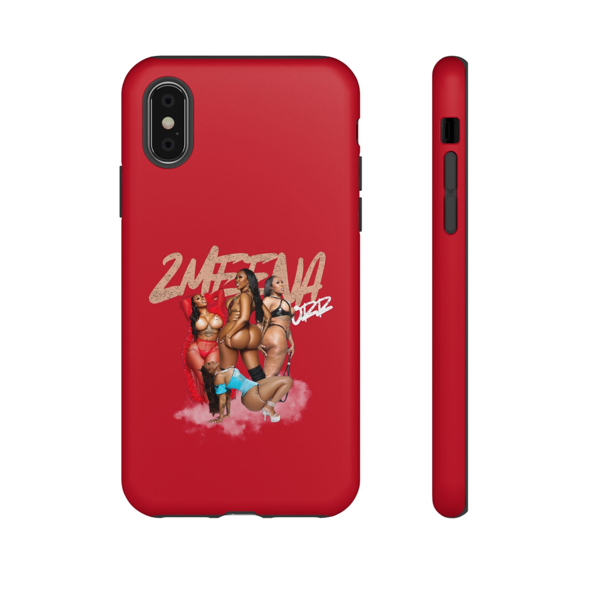 Phone Case - '2MEEZNA' Pin-Up Trio Graphic Slim Protective Cover