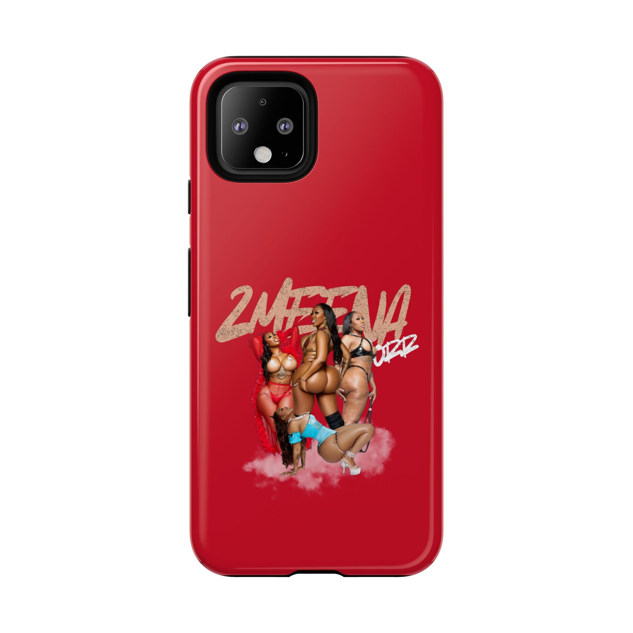 Phone Case - '2MEEZNA' Pin-Up Trio Graphic Slim Protective Cover