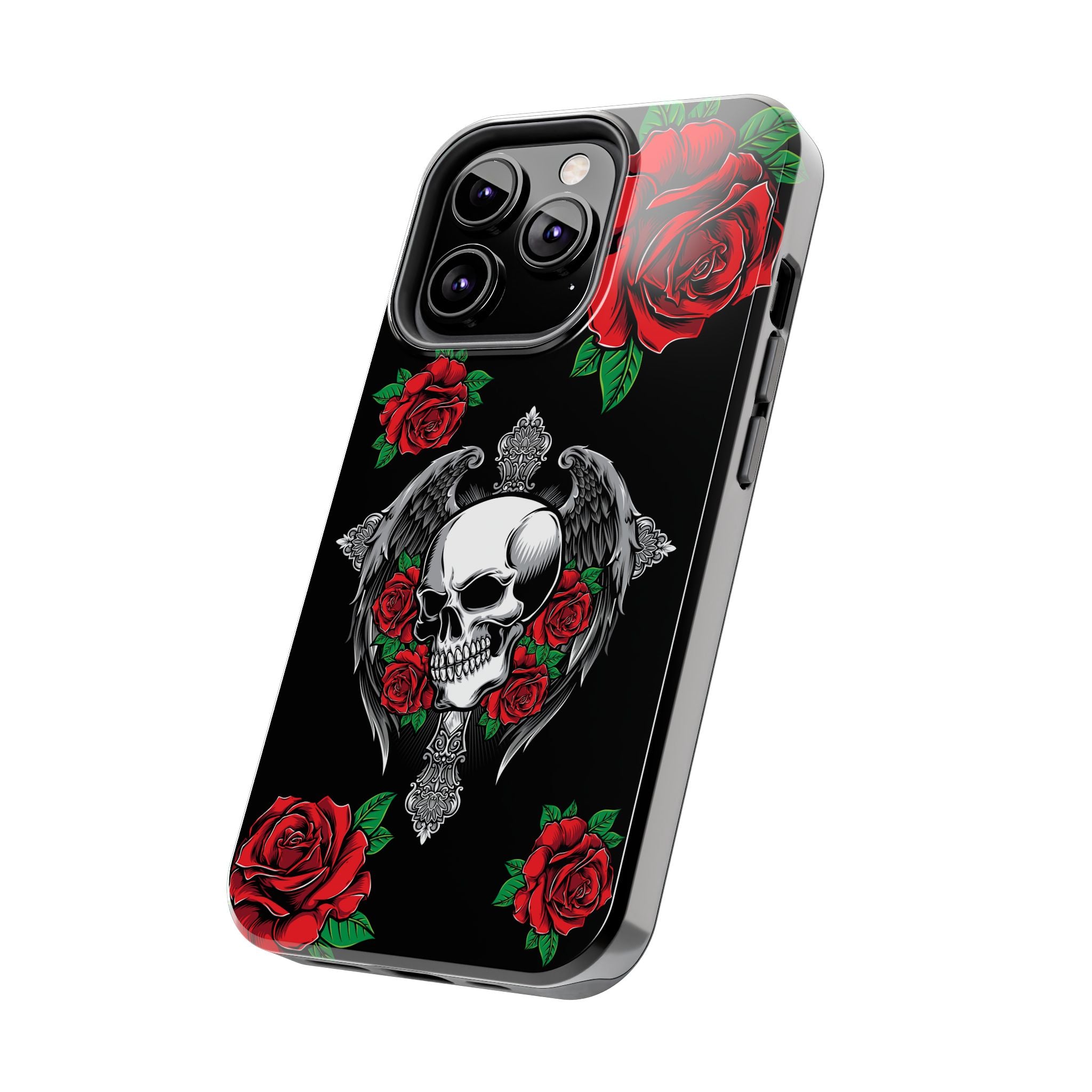 Skull and Rose Phone Case