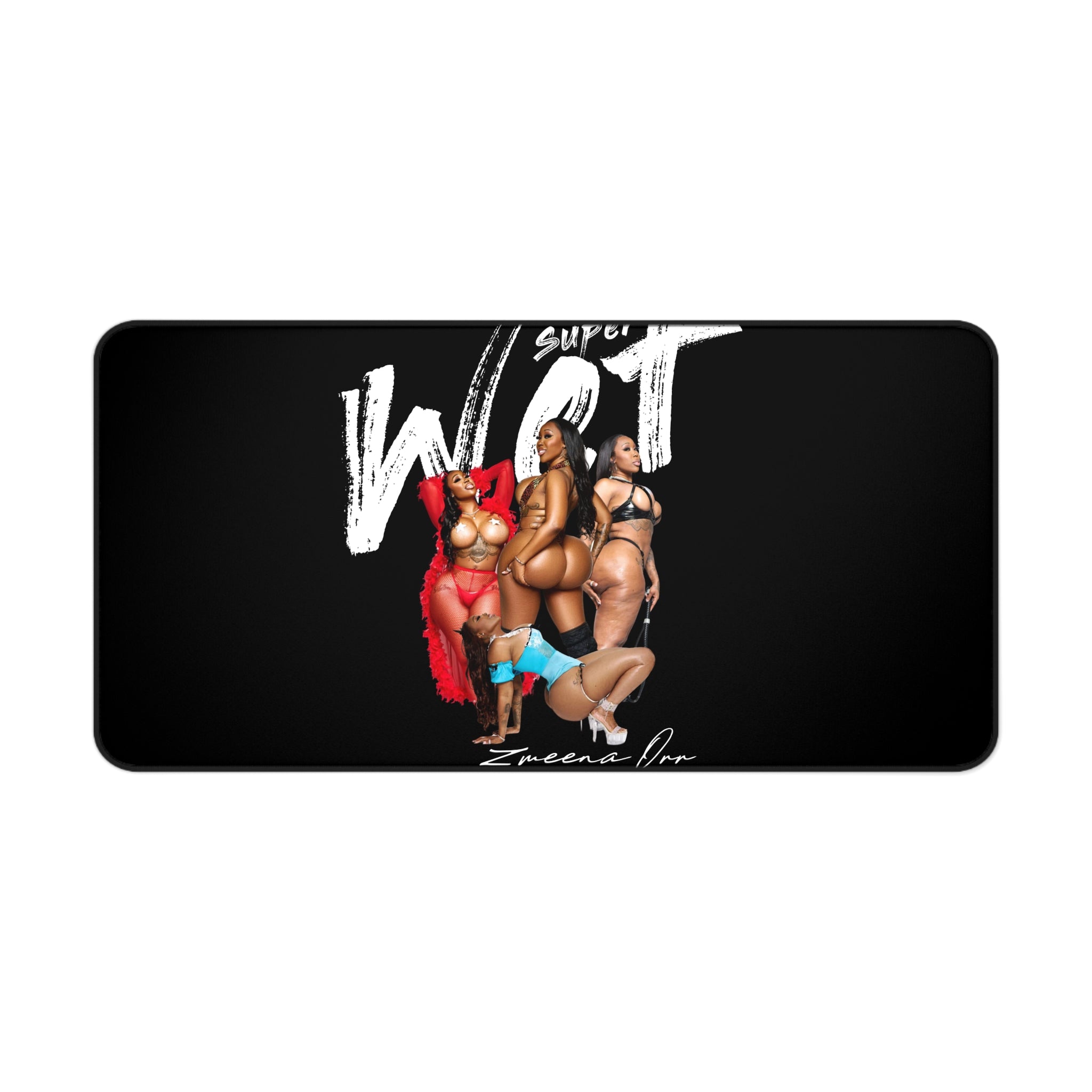 Desk Mat — "Vogue Vixen" Pin-Up Girl Gaming/Office Desk Mat